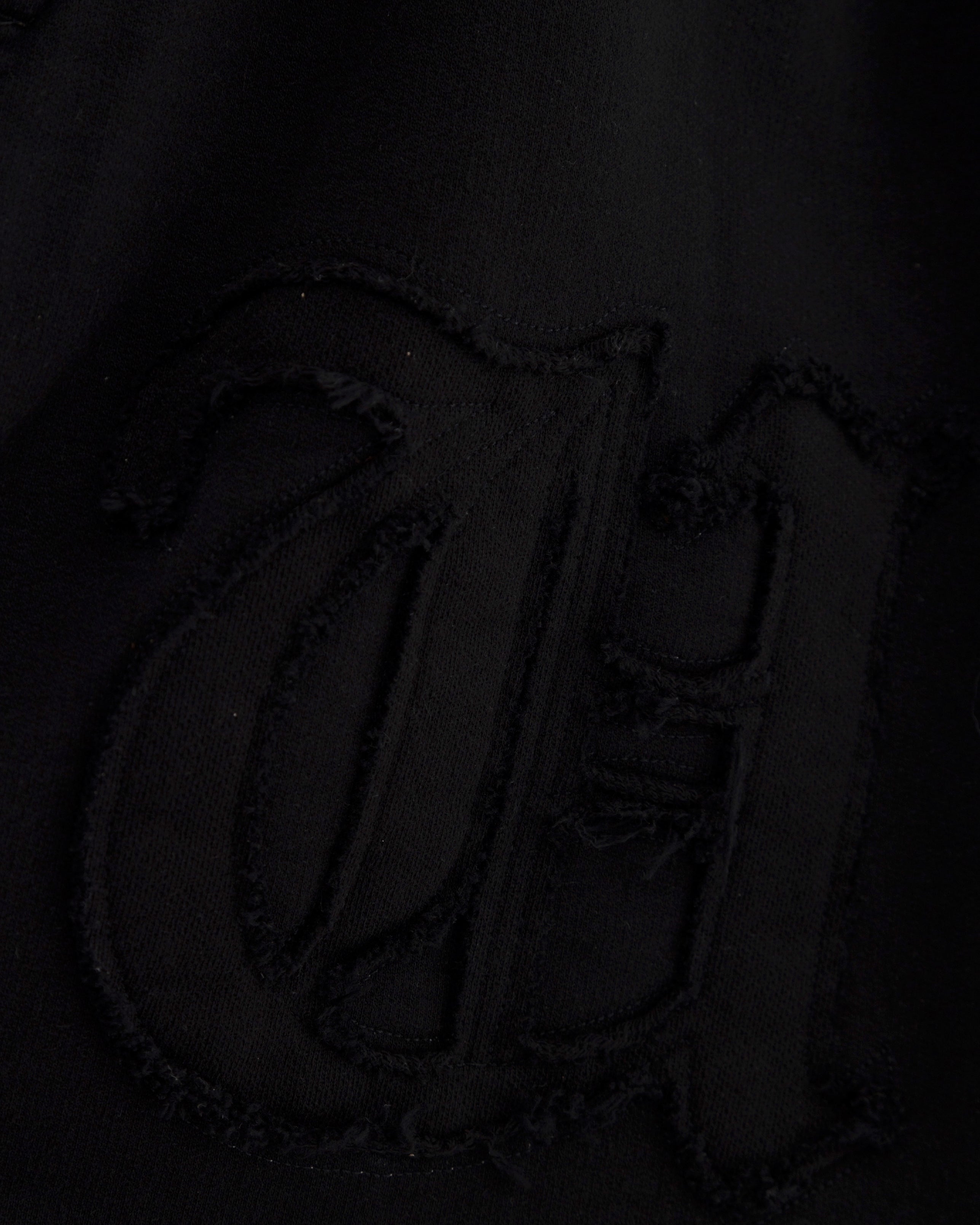 Embroidered UG Biased Shorts Black