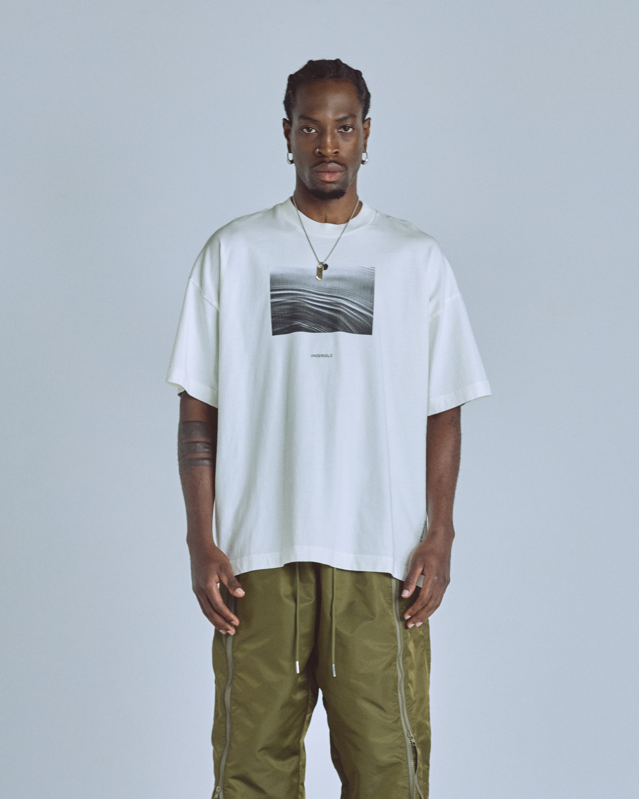 Golden Heritage Drop Tshirt White