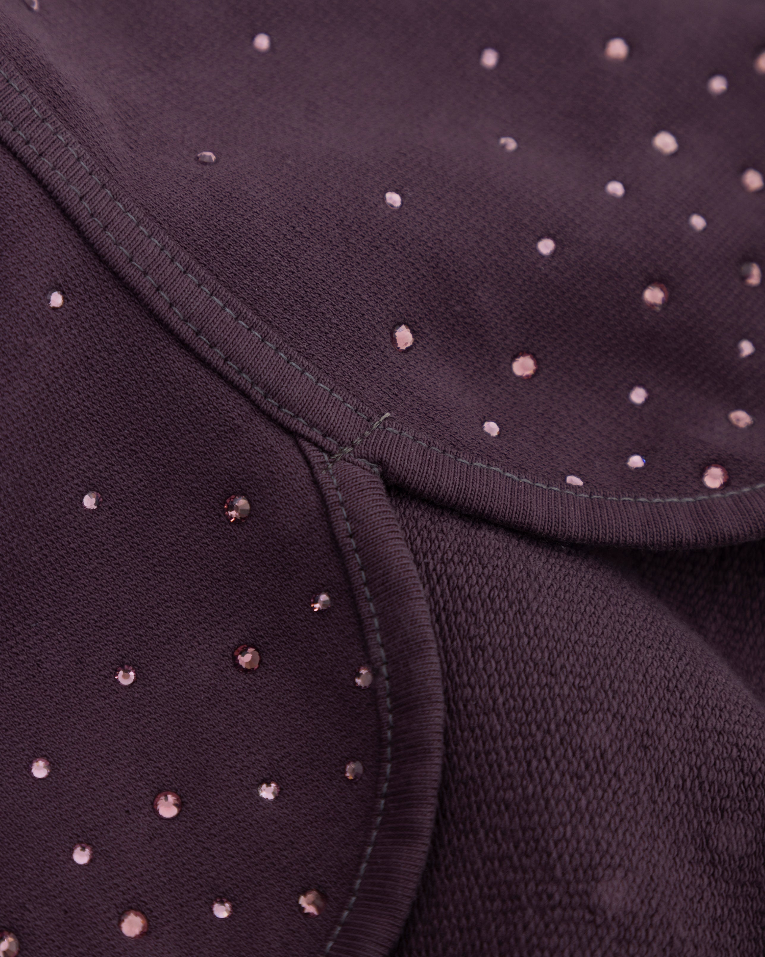 Golden Heritage Pearled Biased Short Burgundy