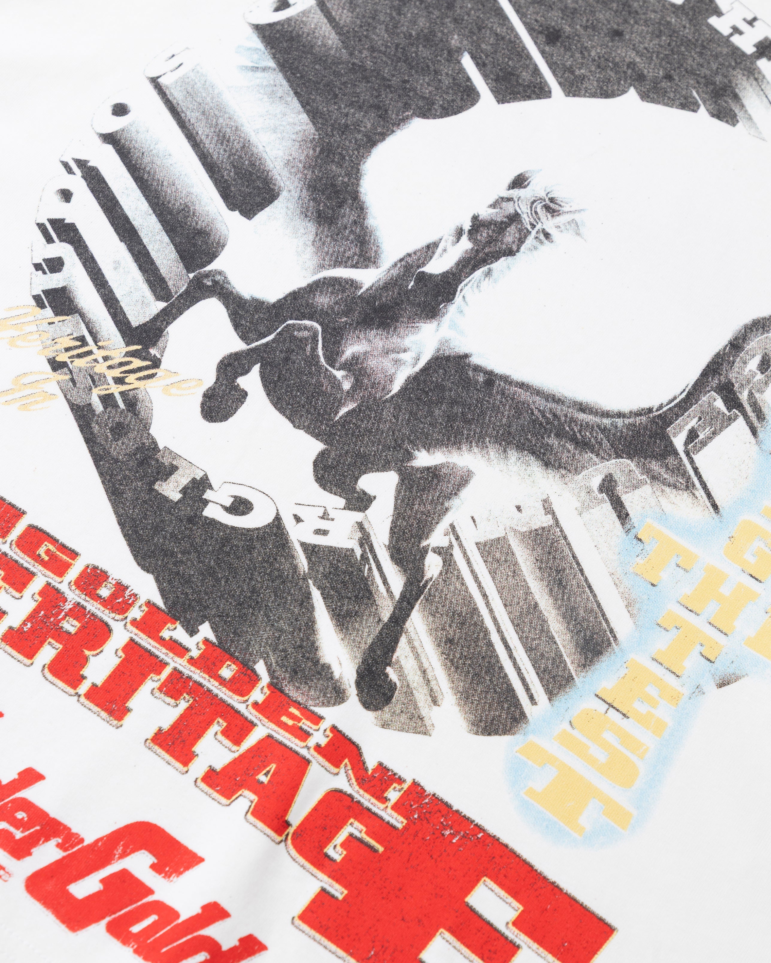 Golden Heritage Pegasus Boxy Fit Tshirt White