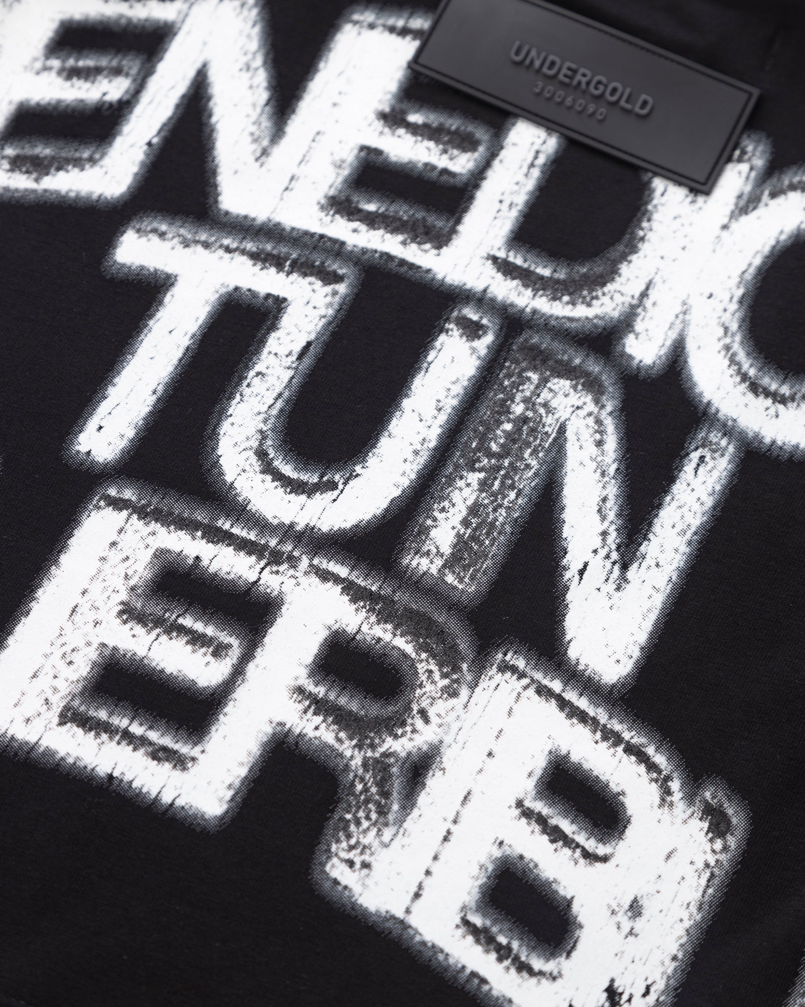 Gratia Plena Benedicta Baby Tee Black