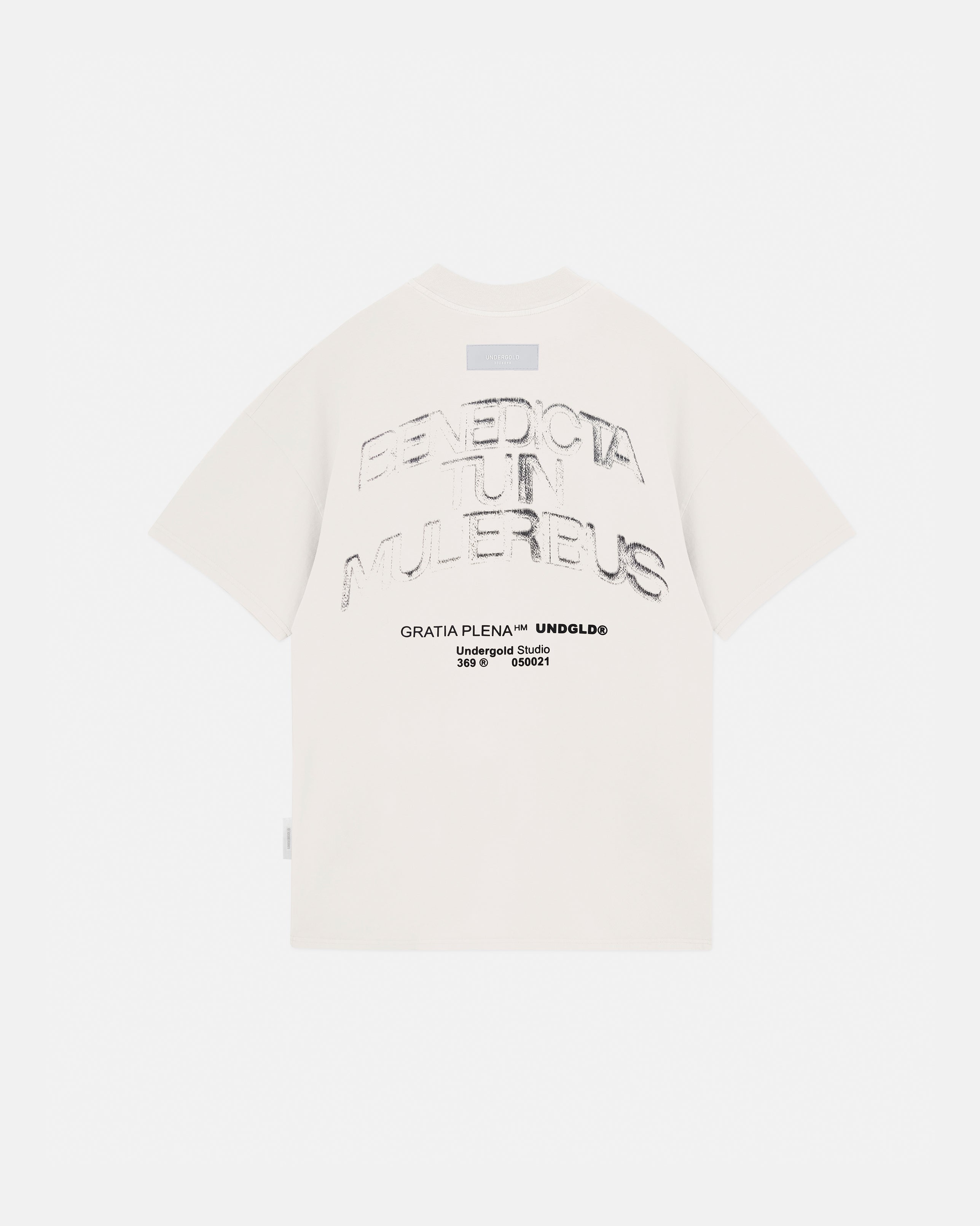 Gratia Plena Benedicta Tshirt White