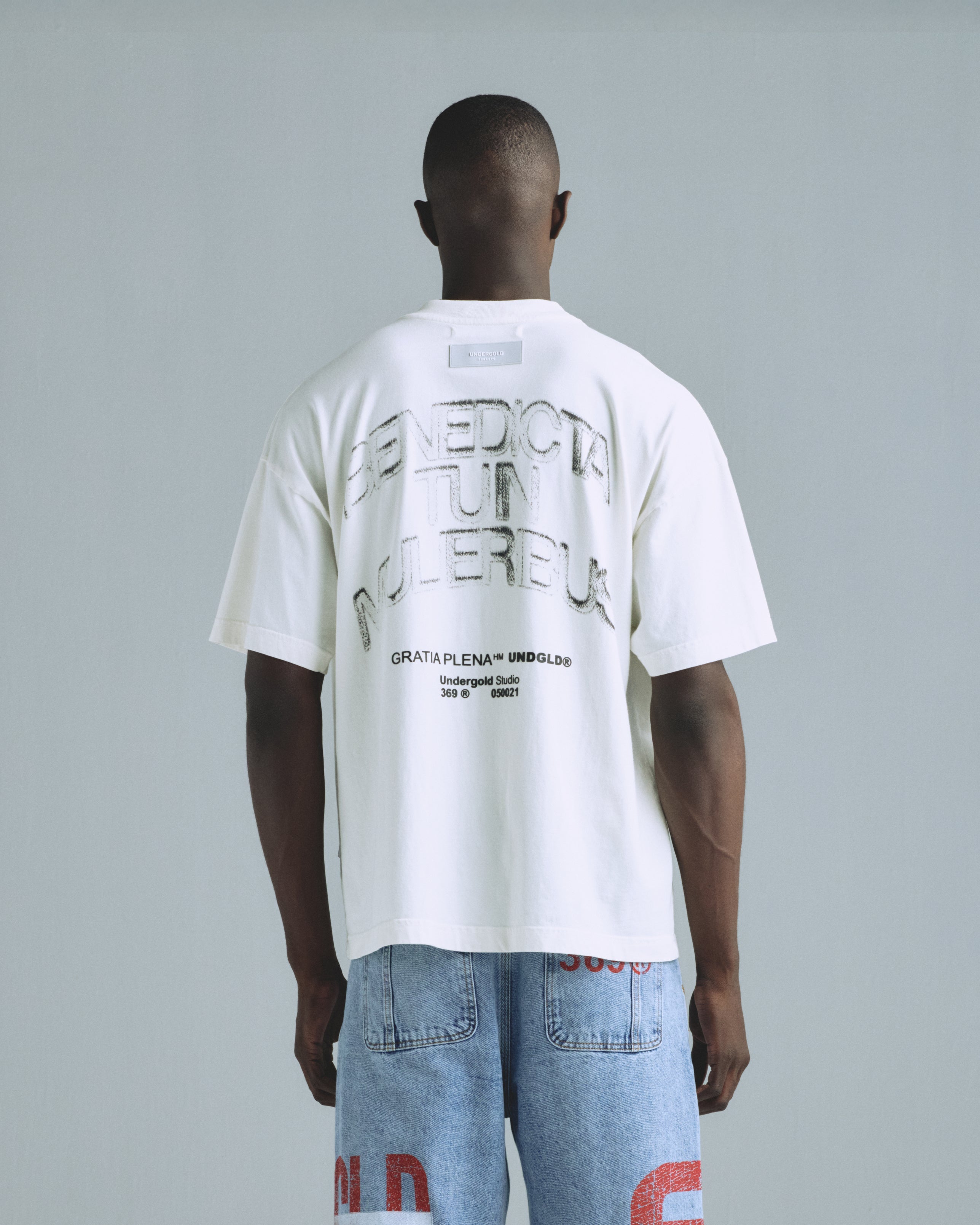 Gratia Plena Benedicta Tshirt White