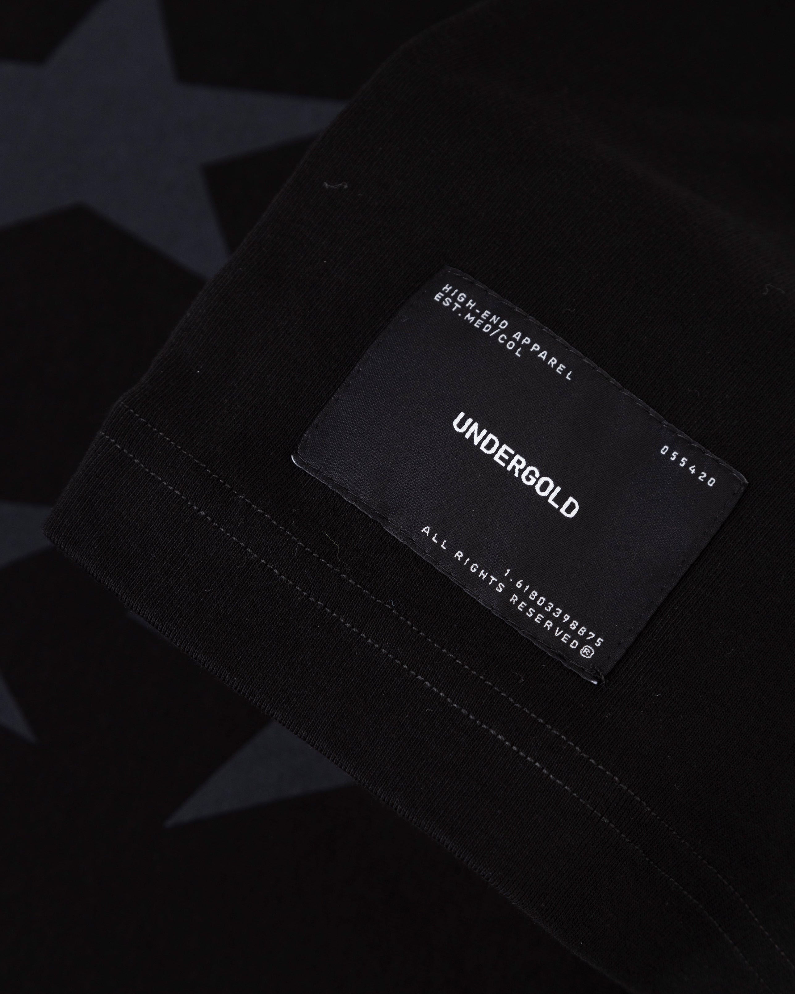 Gratia Plena Celestial Six Boxy Fit Tshirt Exclusive Black