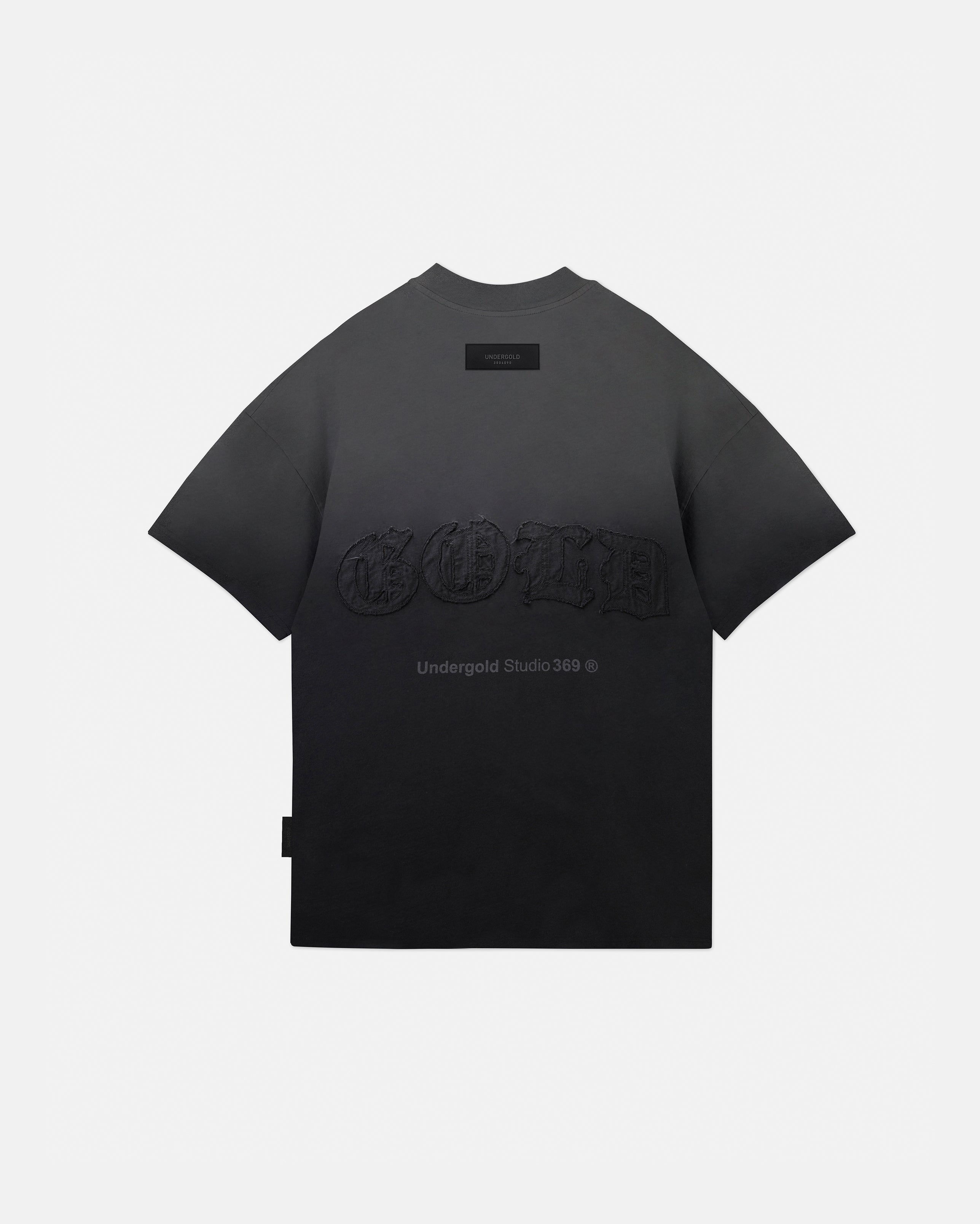 Gratia Plena GOLD Tshirt Faded Black