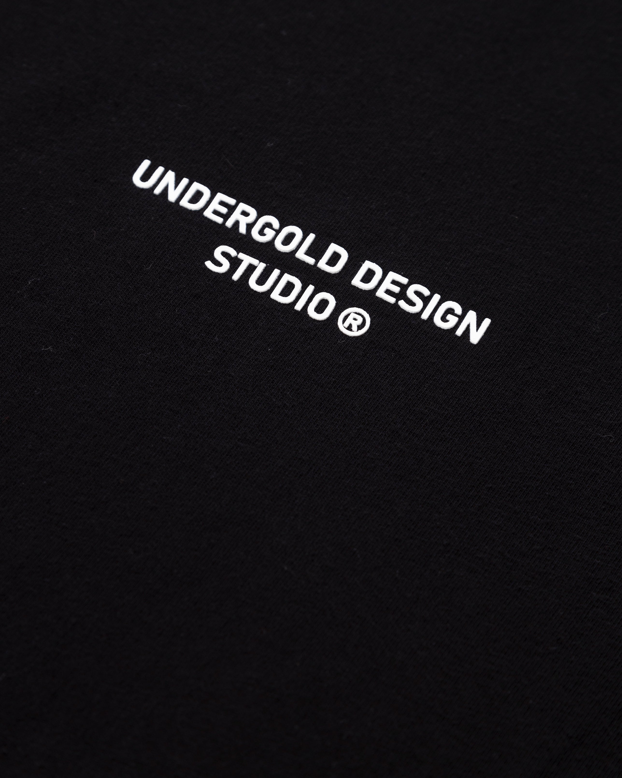 Gratia Plena Mary Embroidered Tshirt Black