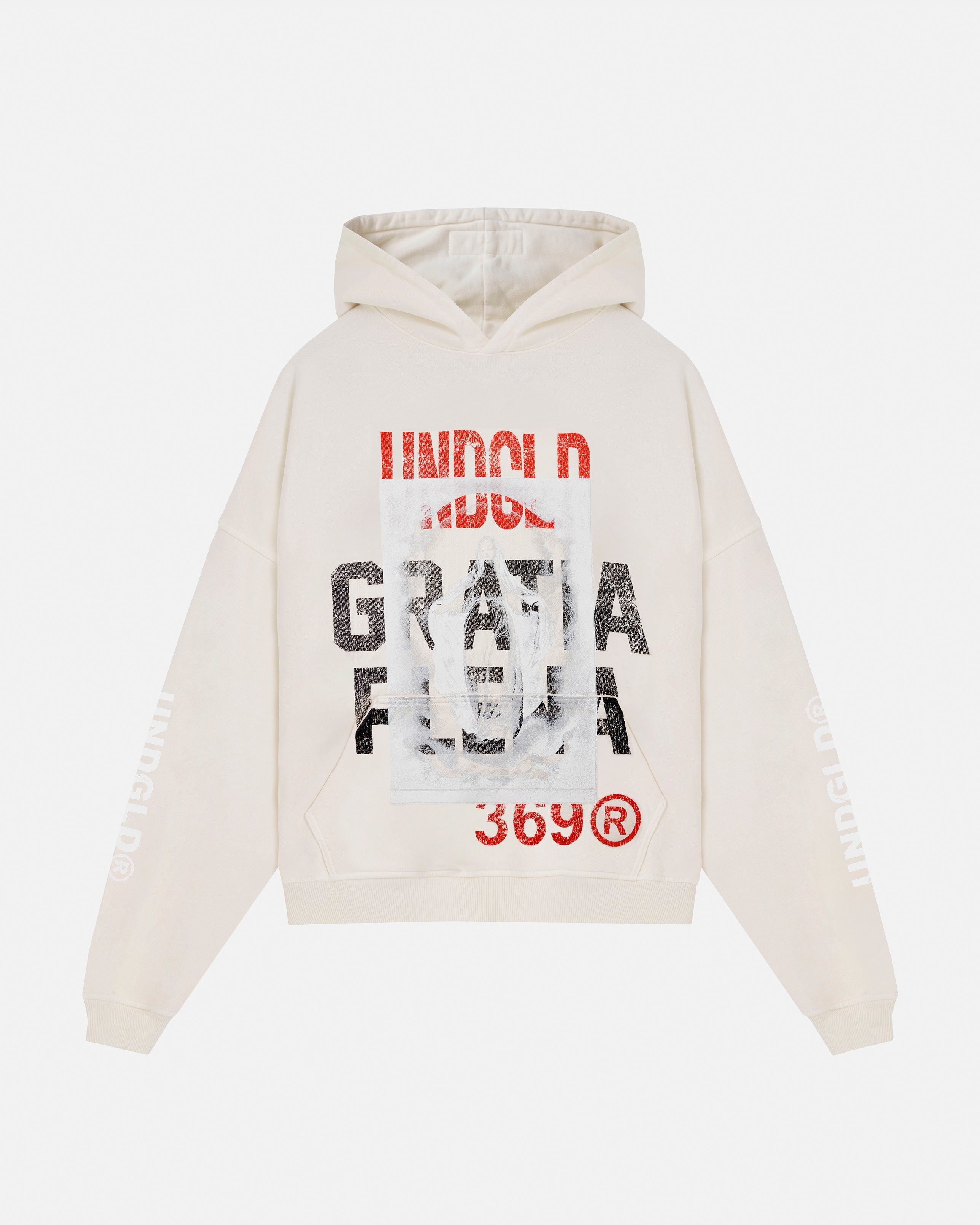 Gratia Plena Mary Hoodie Cream