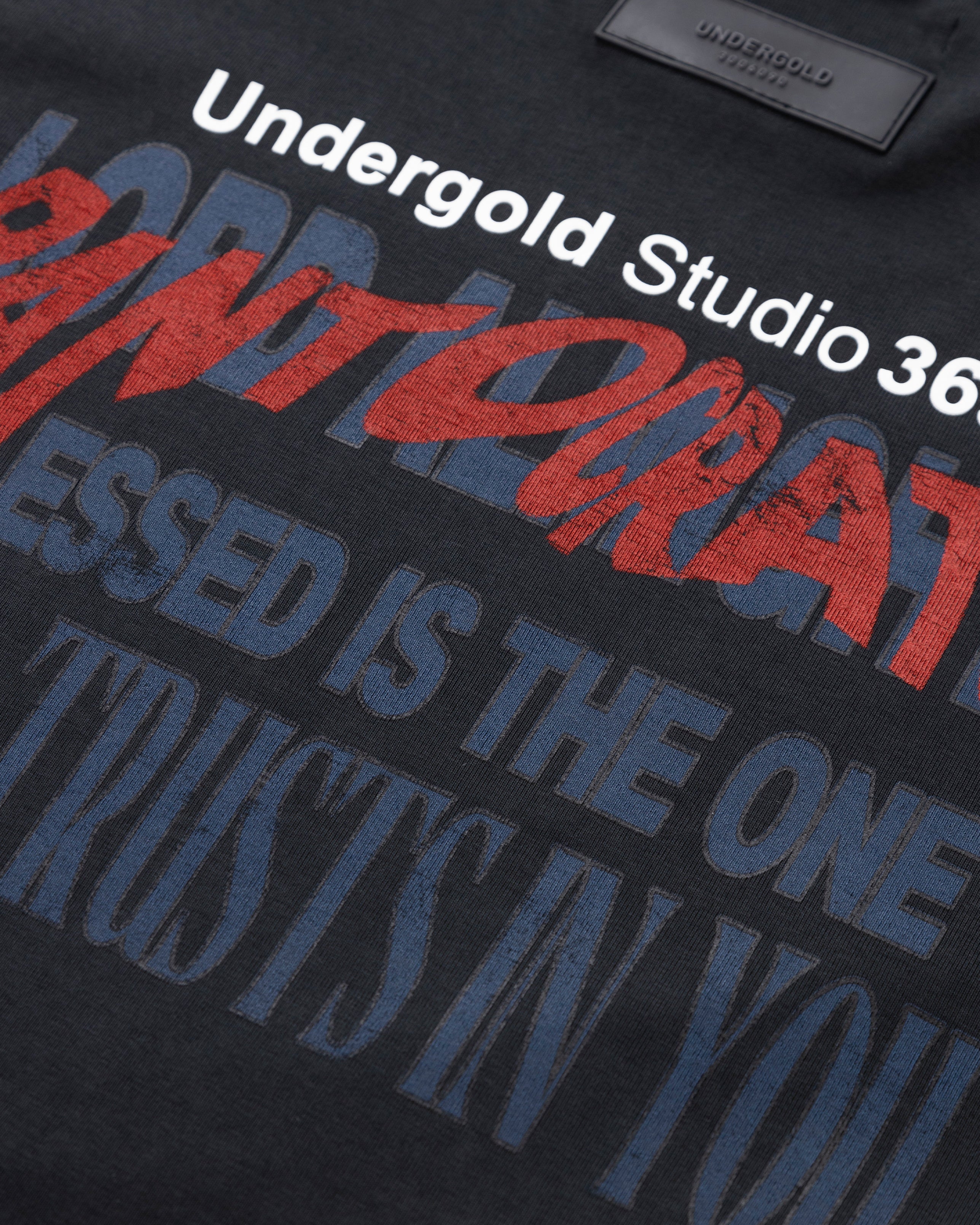 Gratia Plena Pantocrator Boxy Fit Tshirt Vintage Black