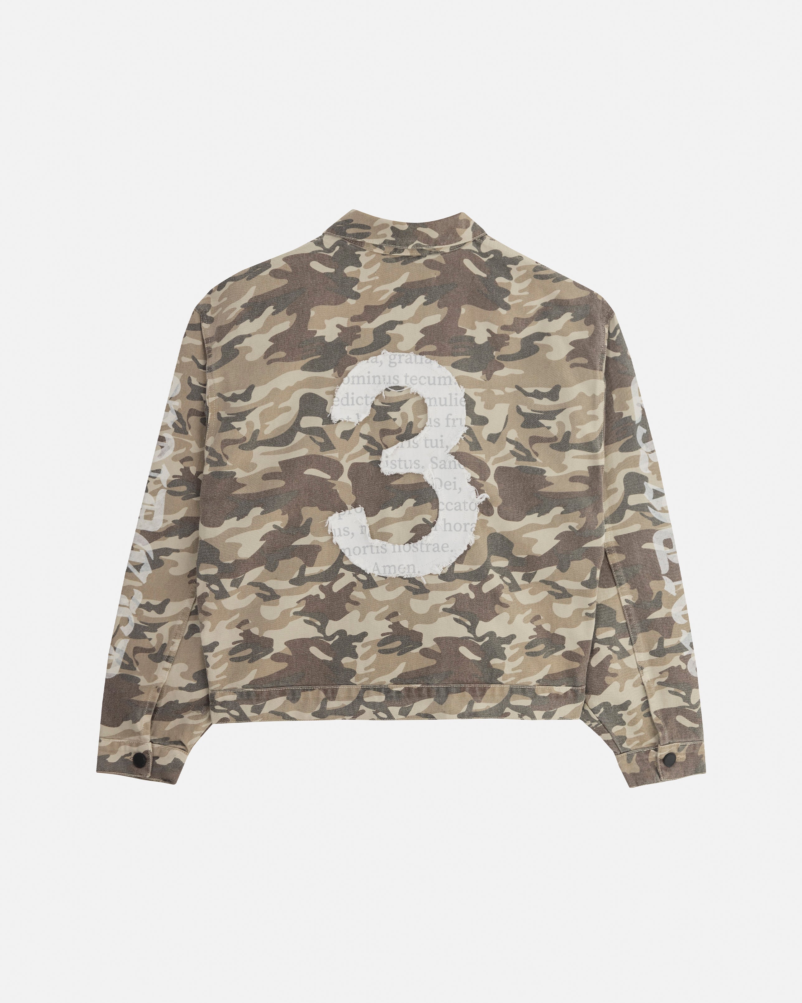 Gratia Plena Three Zip Up Jacket Cammo