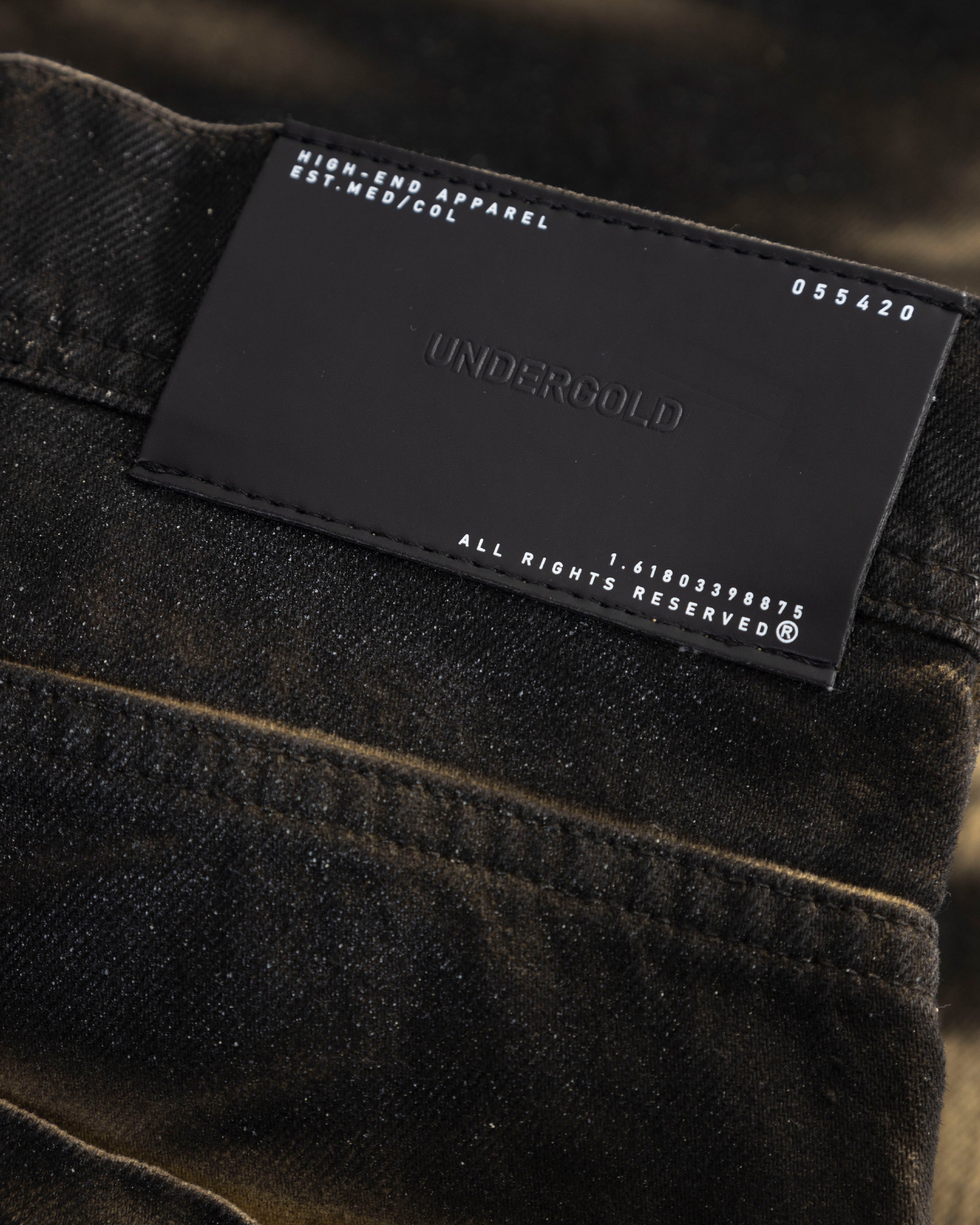 Gratia Plena Wide Jean Dual Black