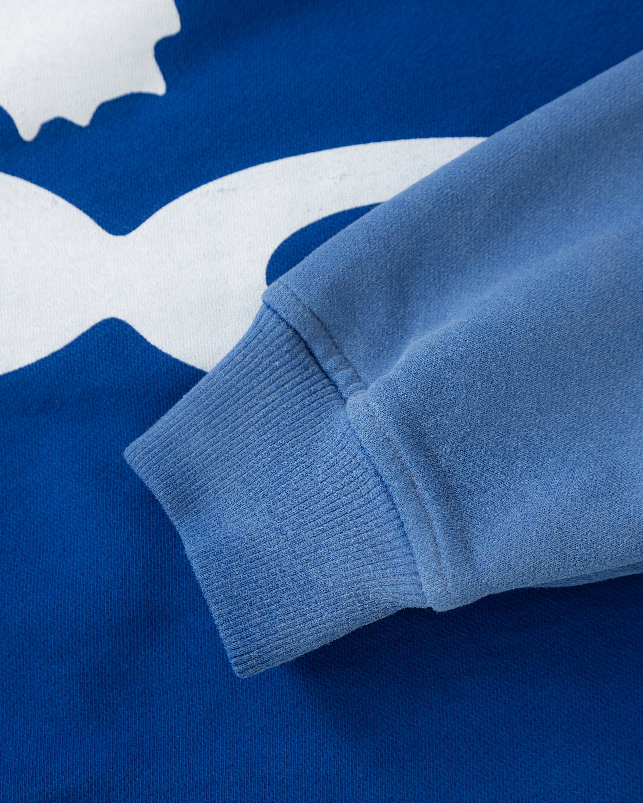 Helios UNDGLD Slim Fit Cropped Hoodie Electric Blue