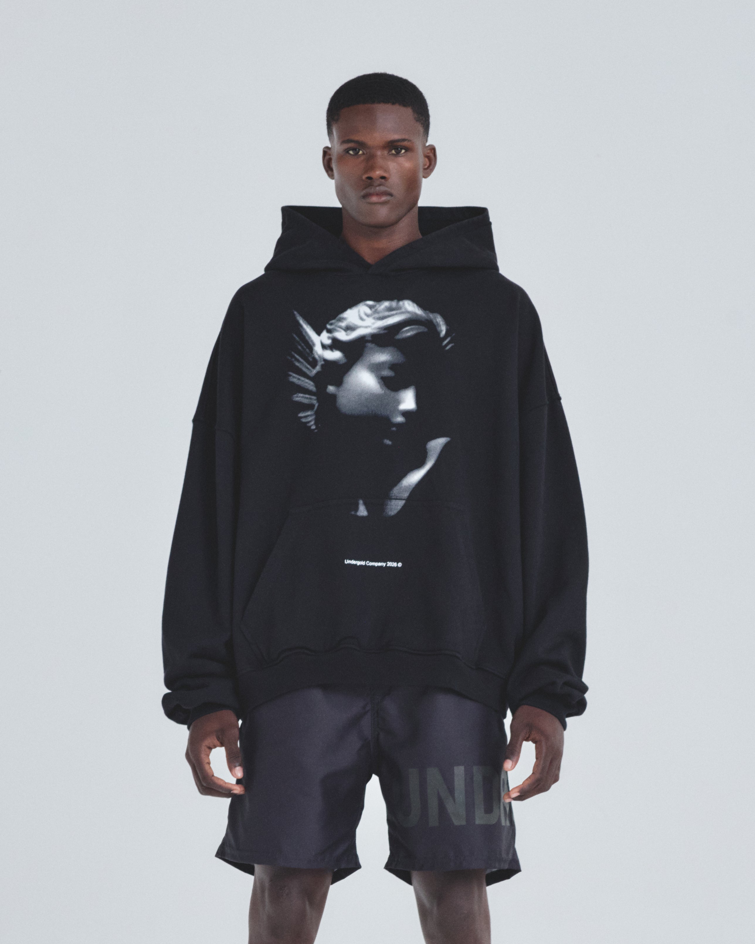 Holy State Angel Hoodie Black