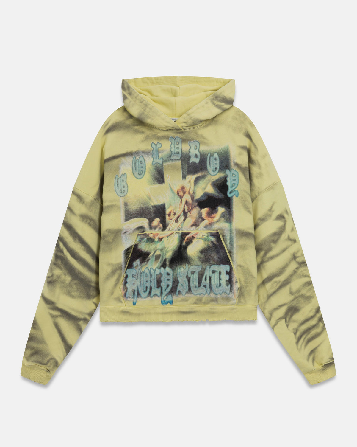 Holy State Divinity Boxy Fit Hoodie Aged Yellow