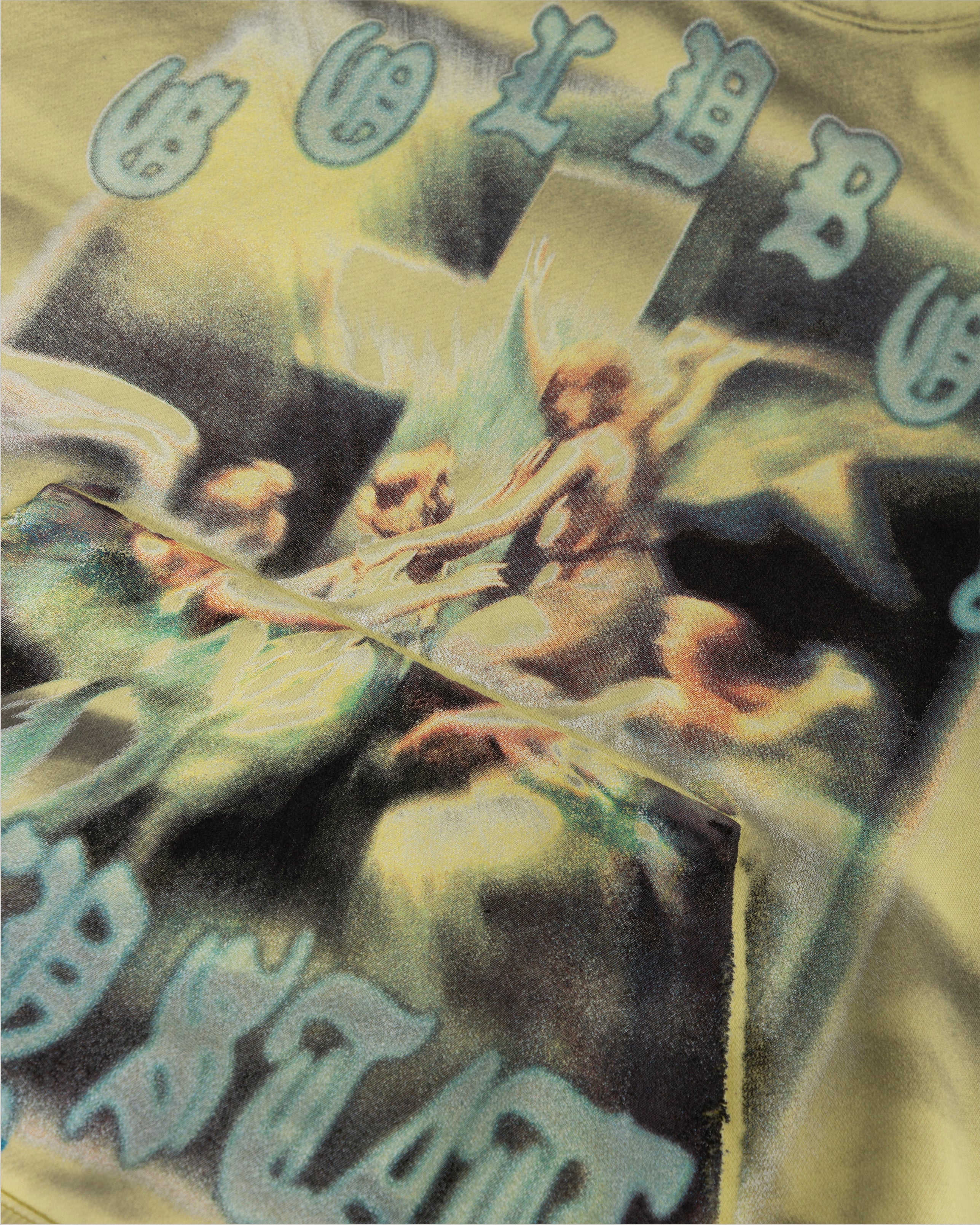 Holy State Divinity Boxy Fit Hoodie Aged Yellow