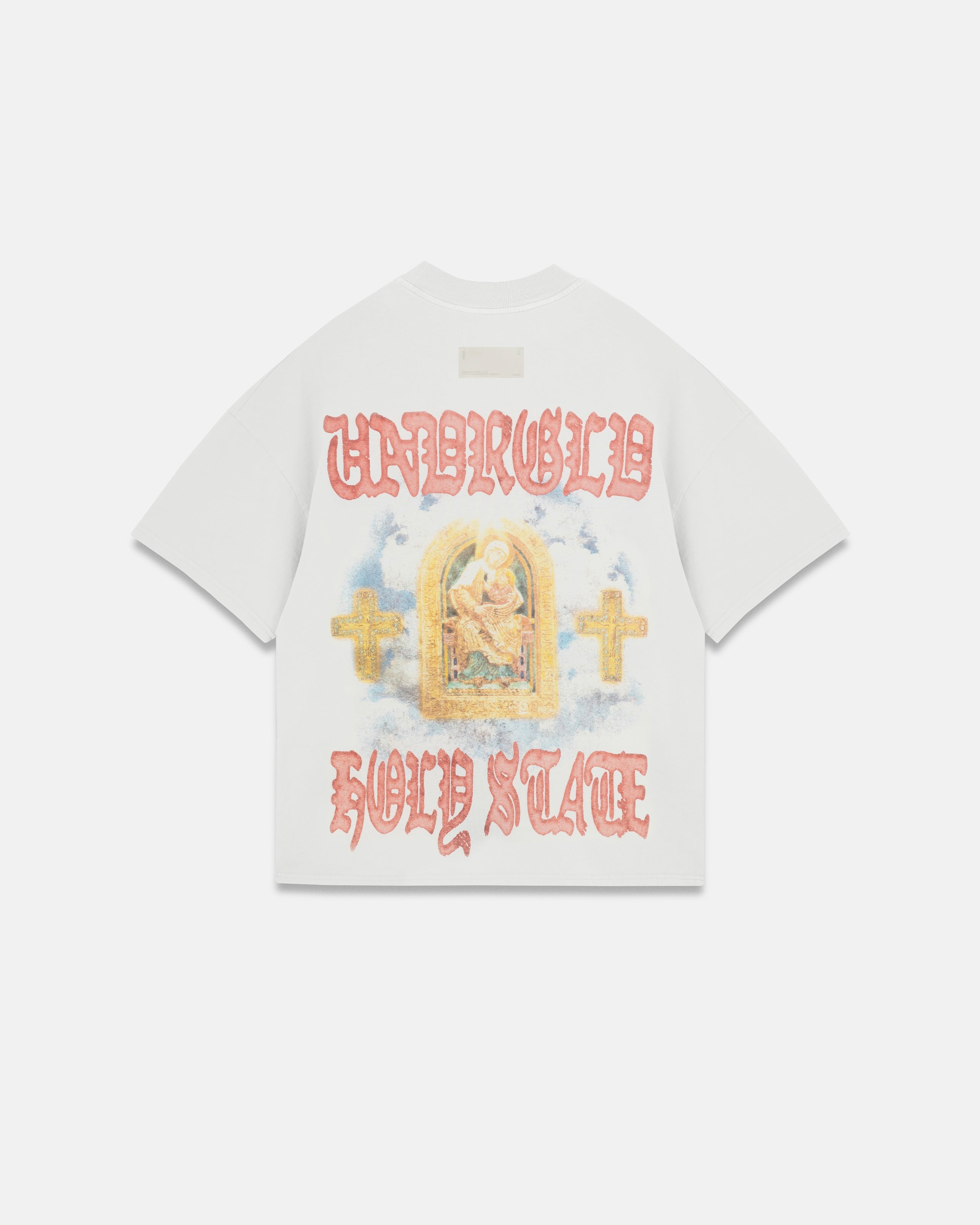 Holy State The Savior Boxy Fit Tshirt White