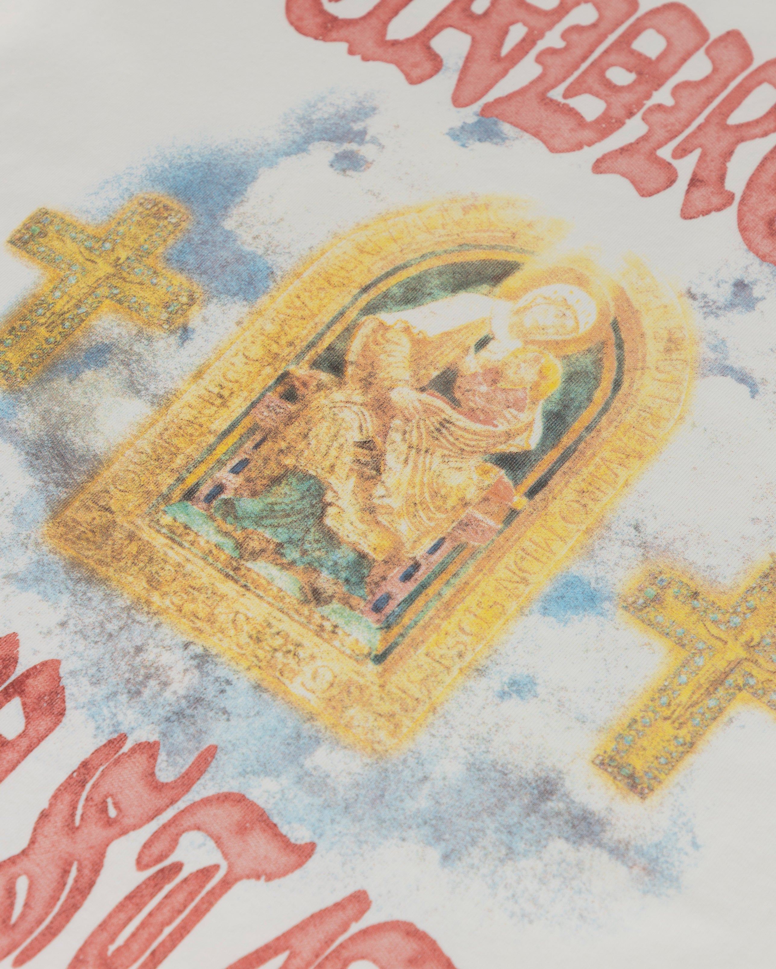 Holy State The Savior Boxy Fit Tshirt White