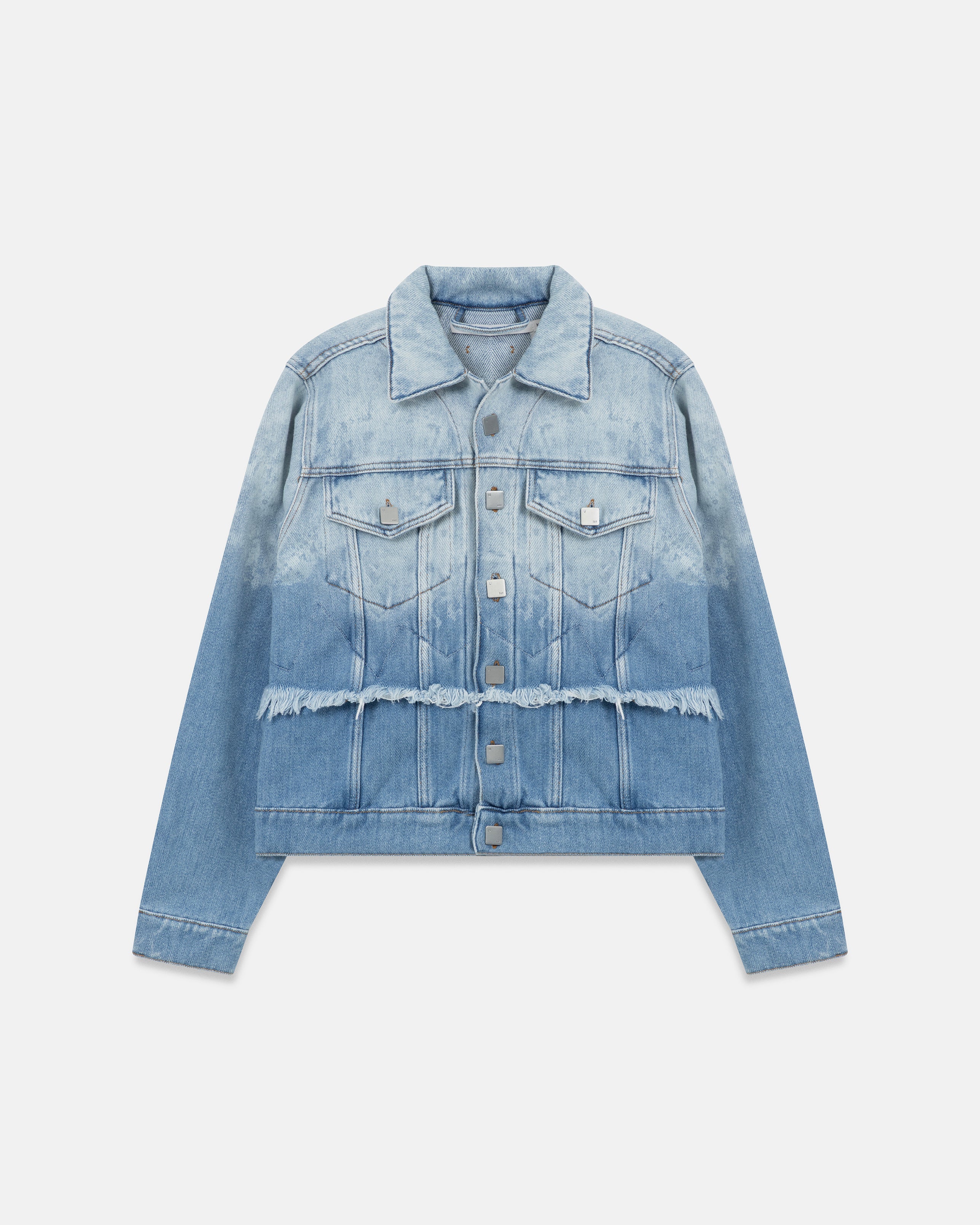Holy State UNDRGLD Double Destroyed Jacket Blue