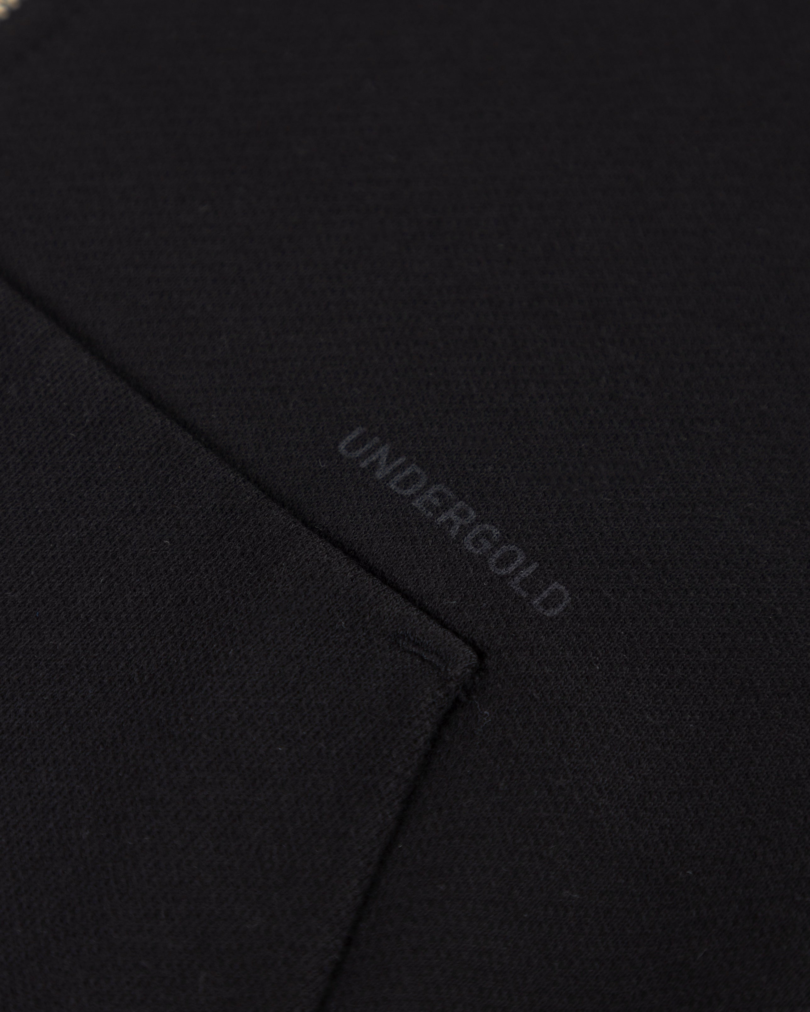 Line Basic Boxy Fit Zip Up Hoodie Black