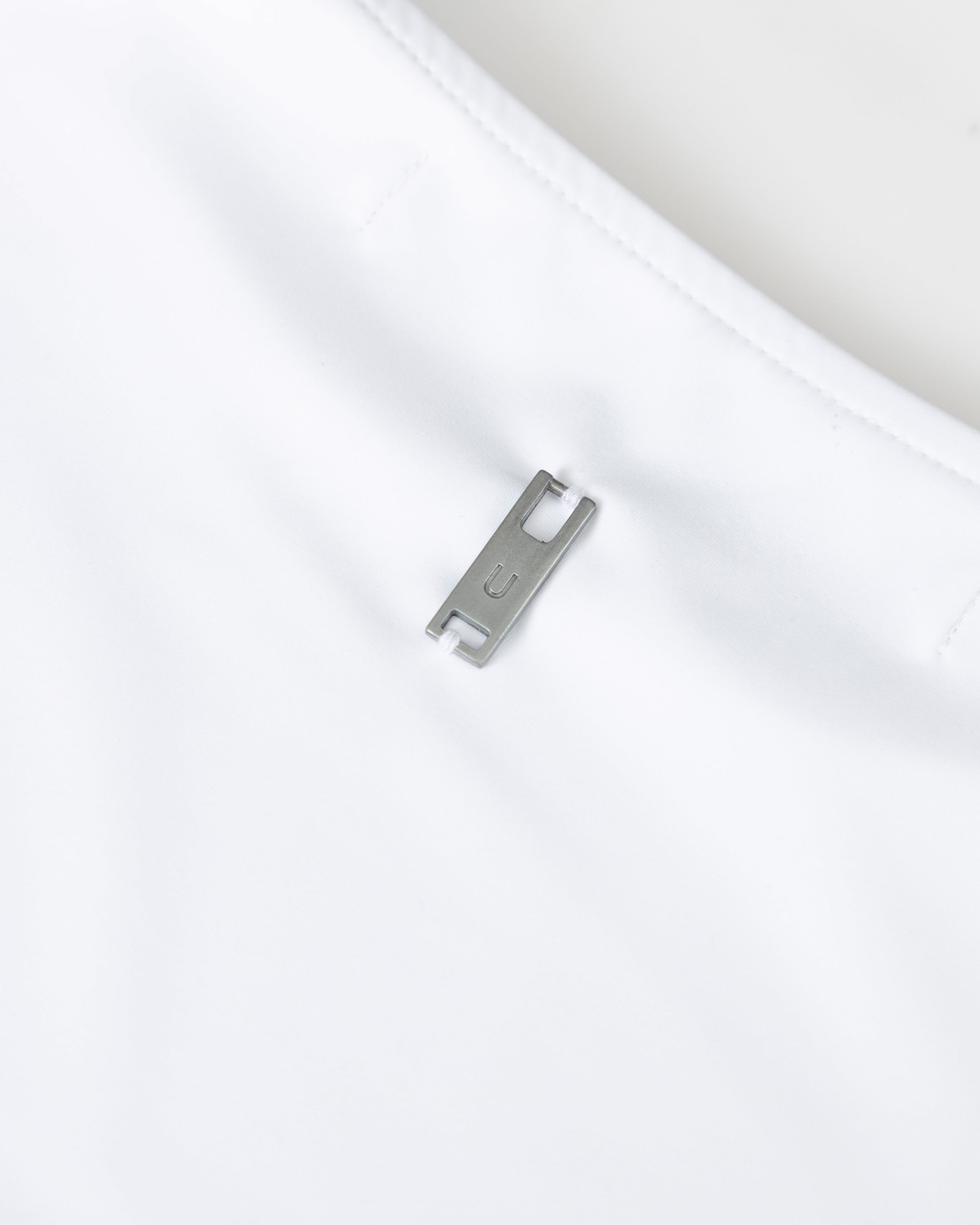 W Line Basic Long Sleeve Cropped Tshirt White