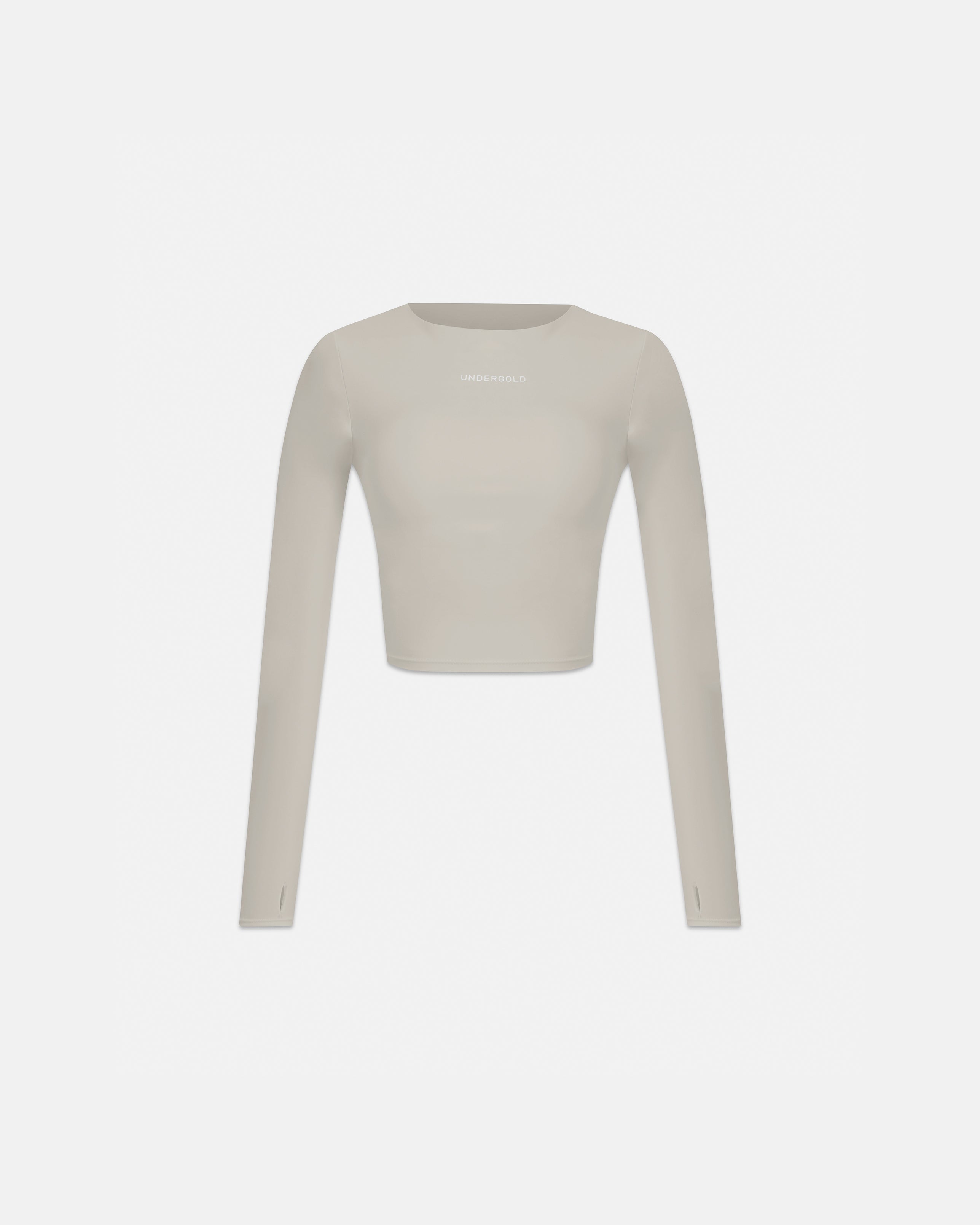 Line Basic Long Sleeve Tshirt Light Gray