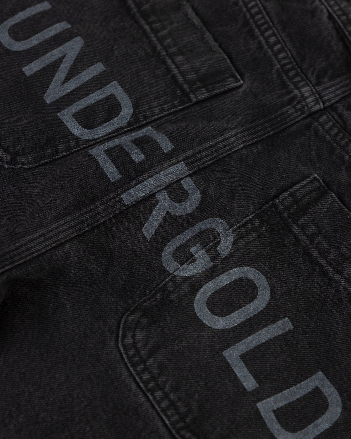 Line Basic Slim Fit Ripped Jeans Washed Black