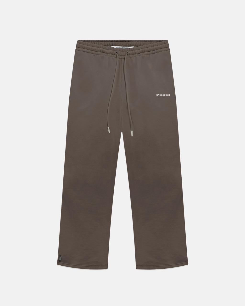 Line Basic StraightPants Brown