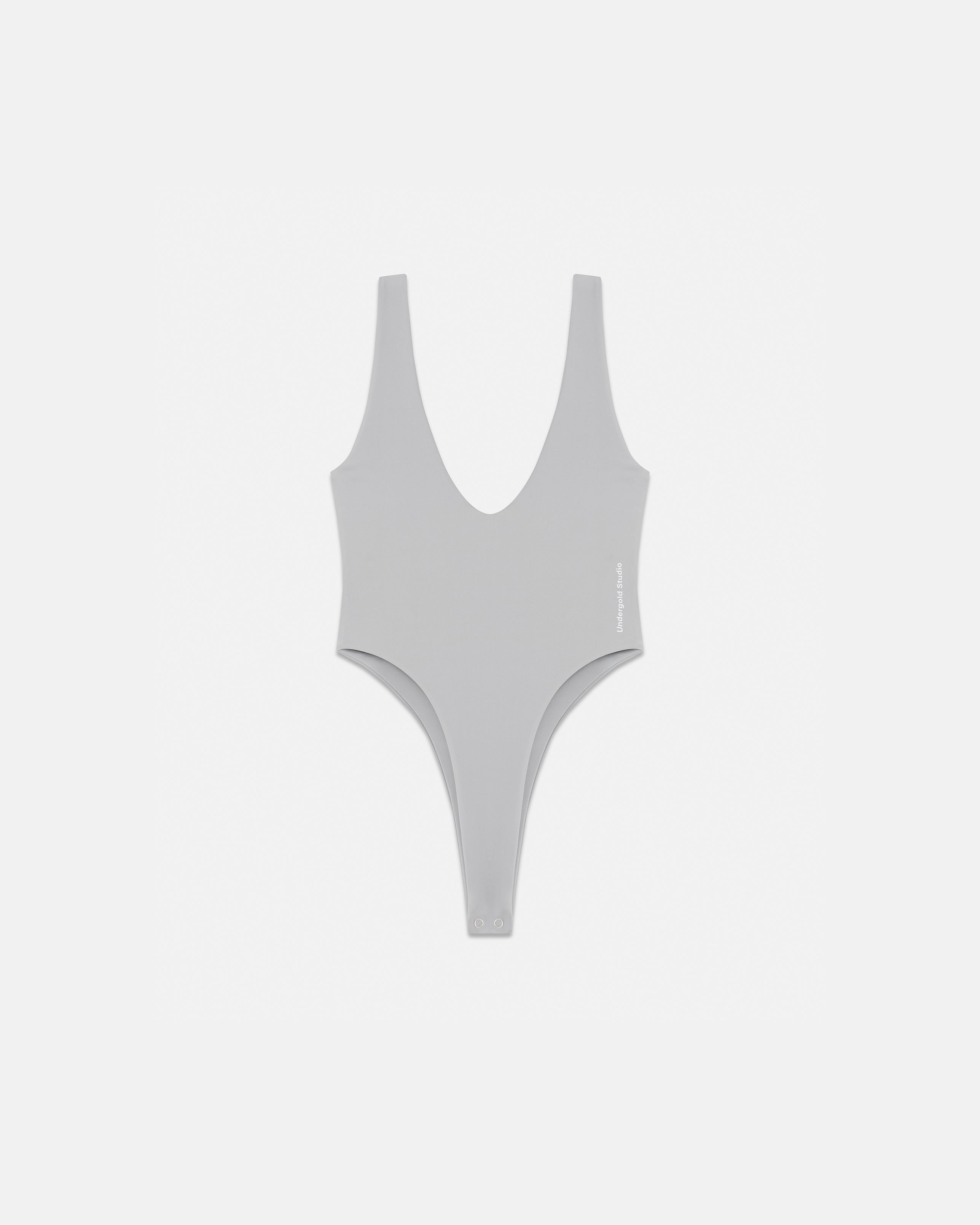 Line Basic V Neck Body Gray