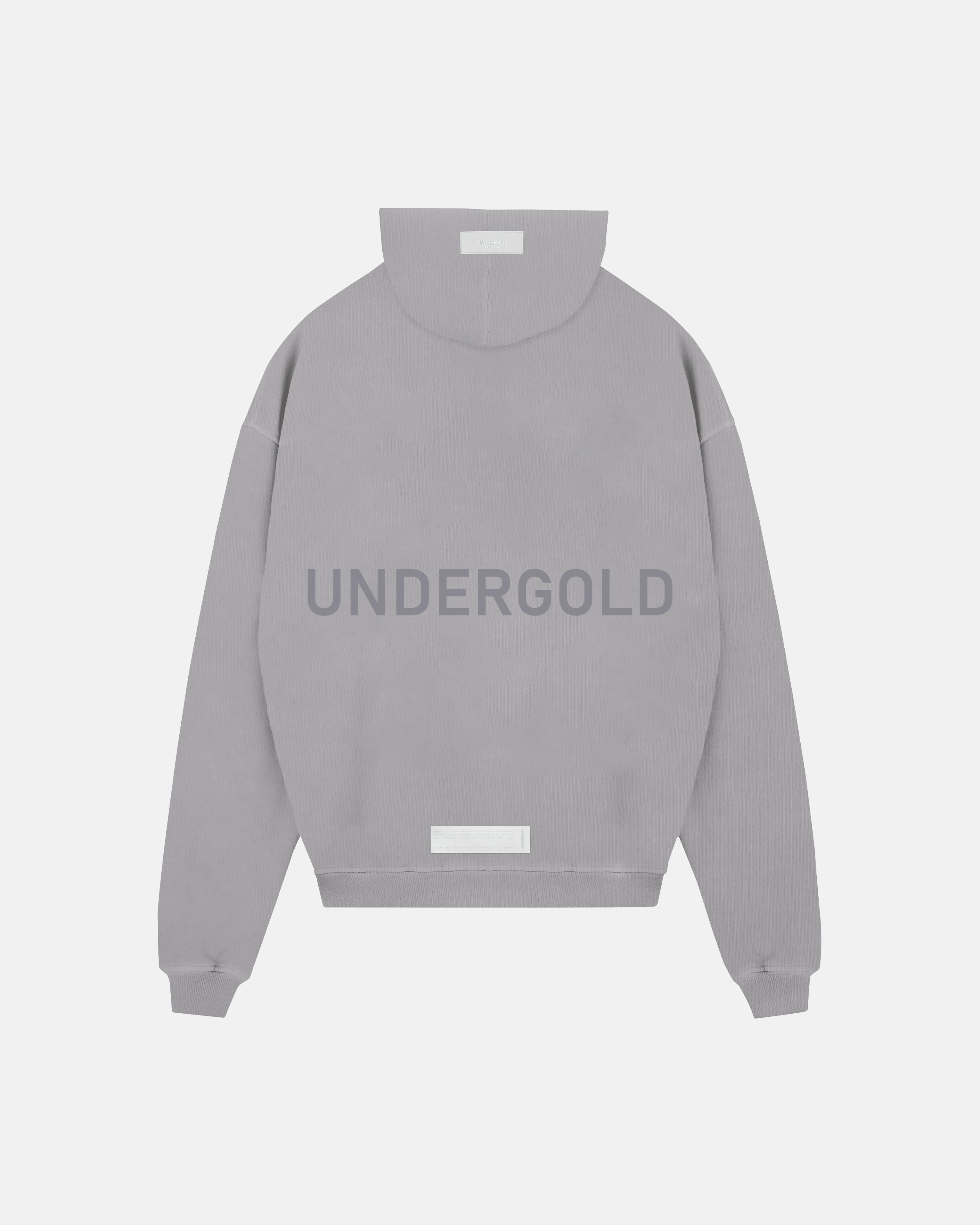 Line Logo Hoodie Washed Gray