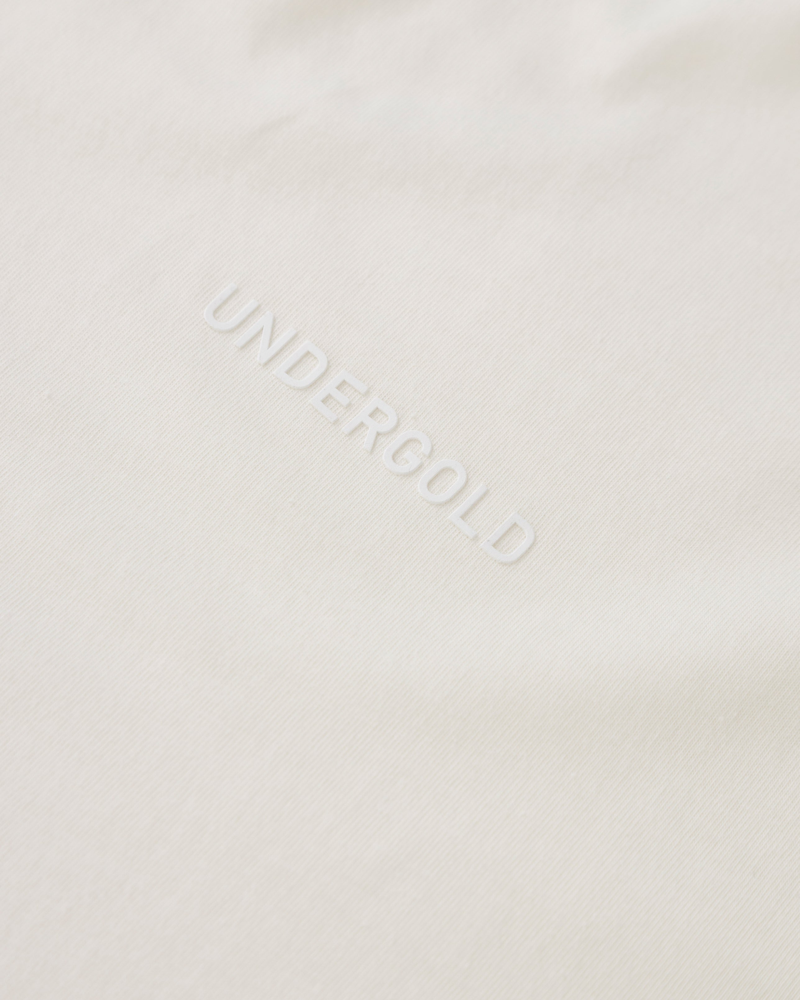 Line Logo Long Sleeve Boxy Tshirt White