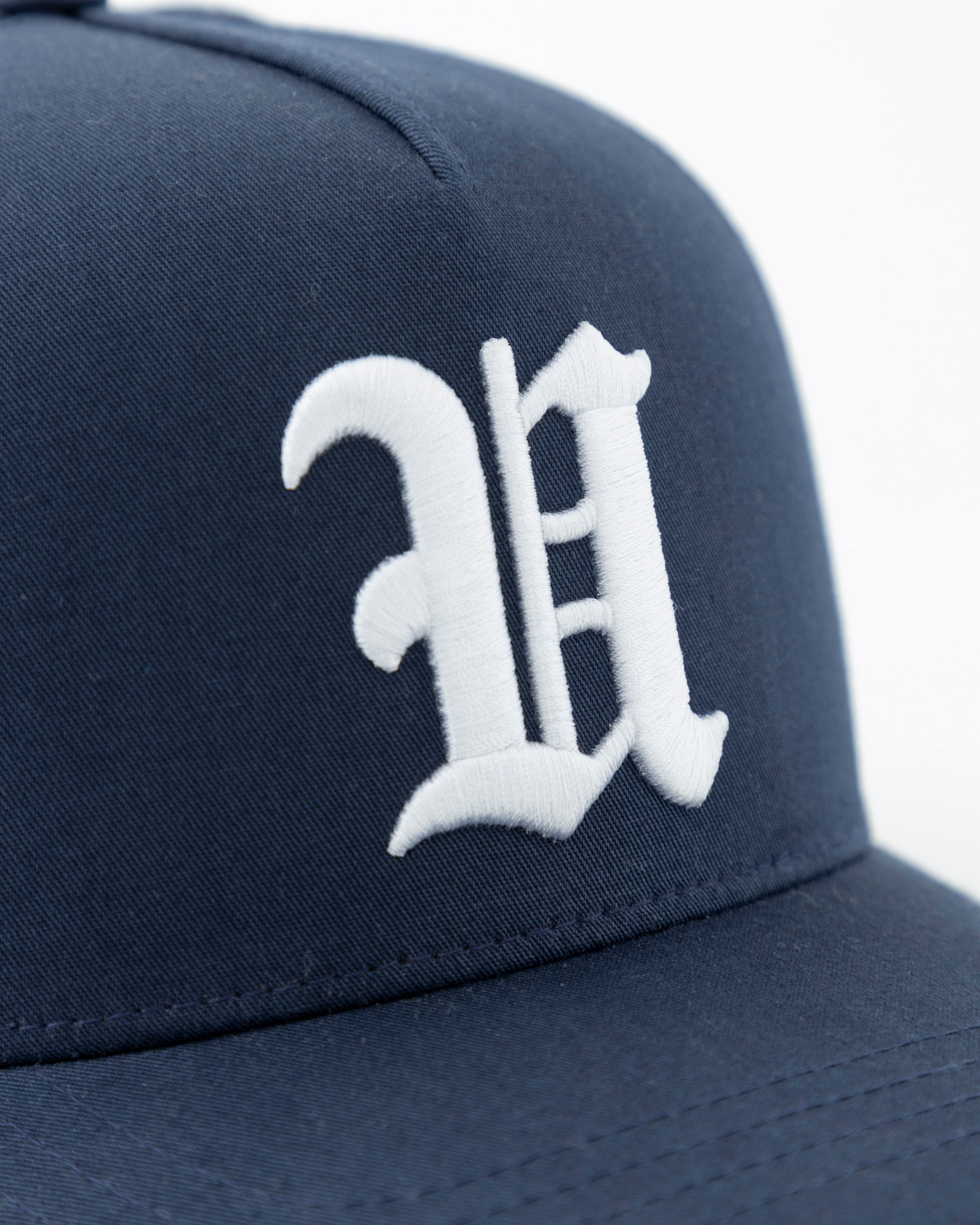 Line U High Crown Cap Navy Blue