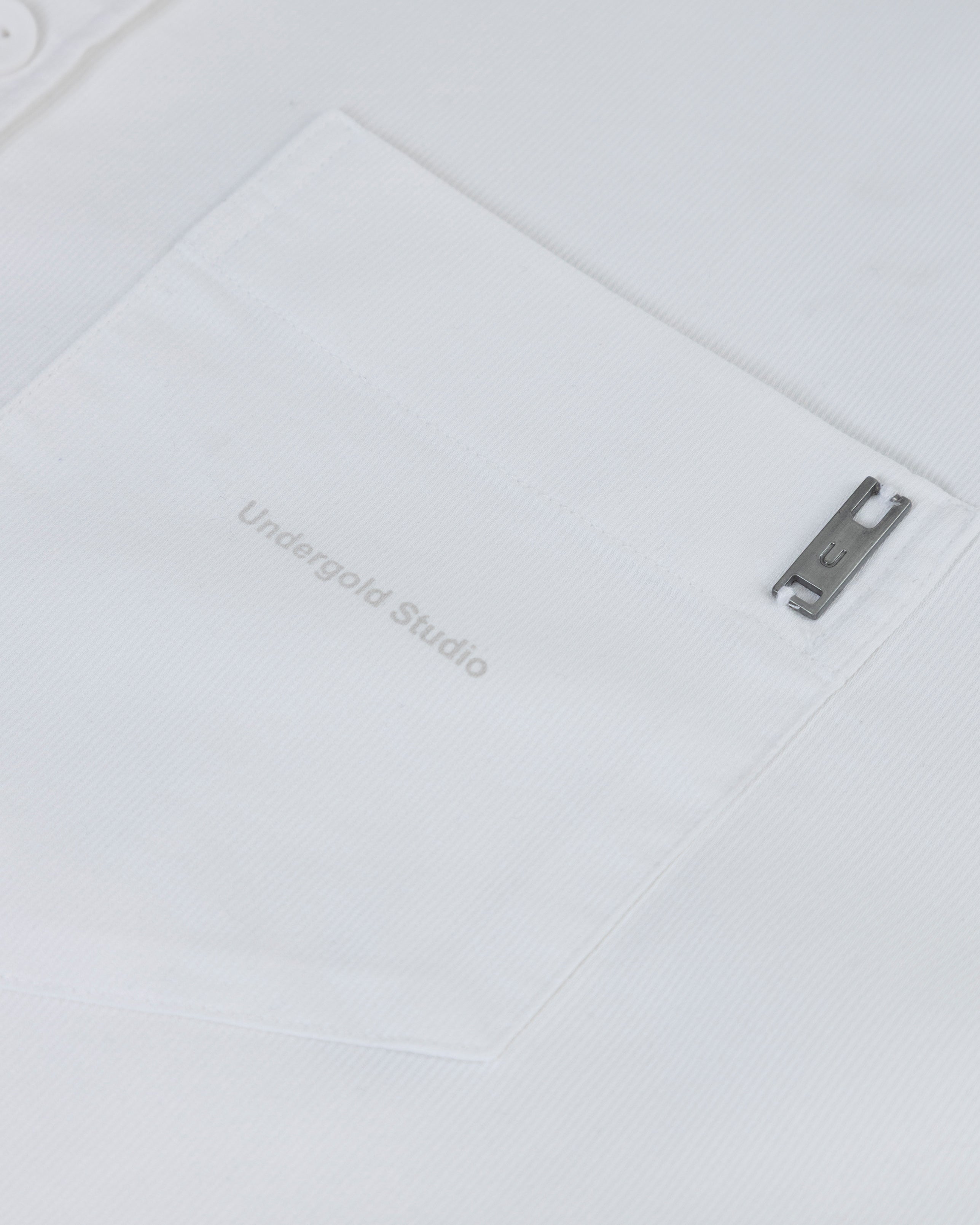 Line Undergold Studio Boxy Fit Long Sleeve Shirt White