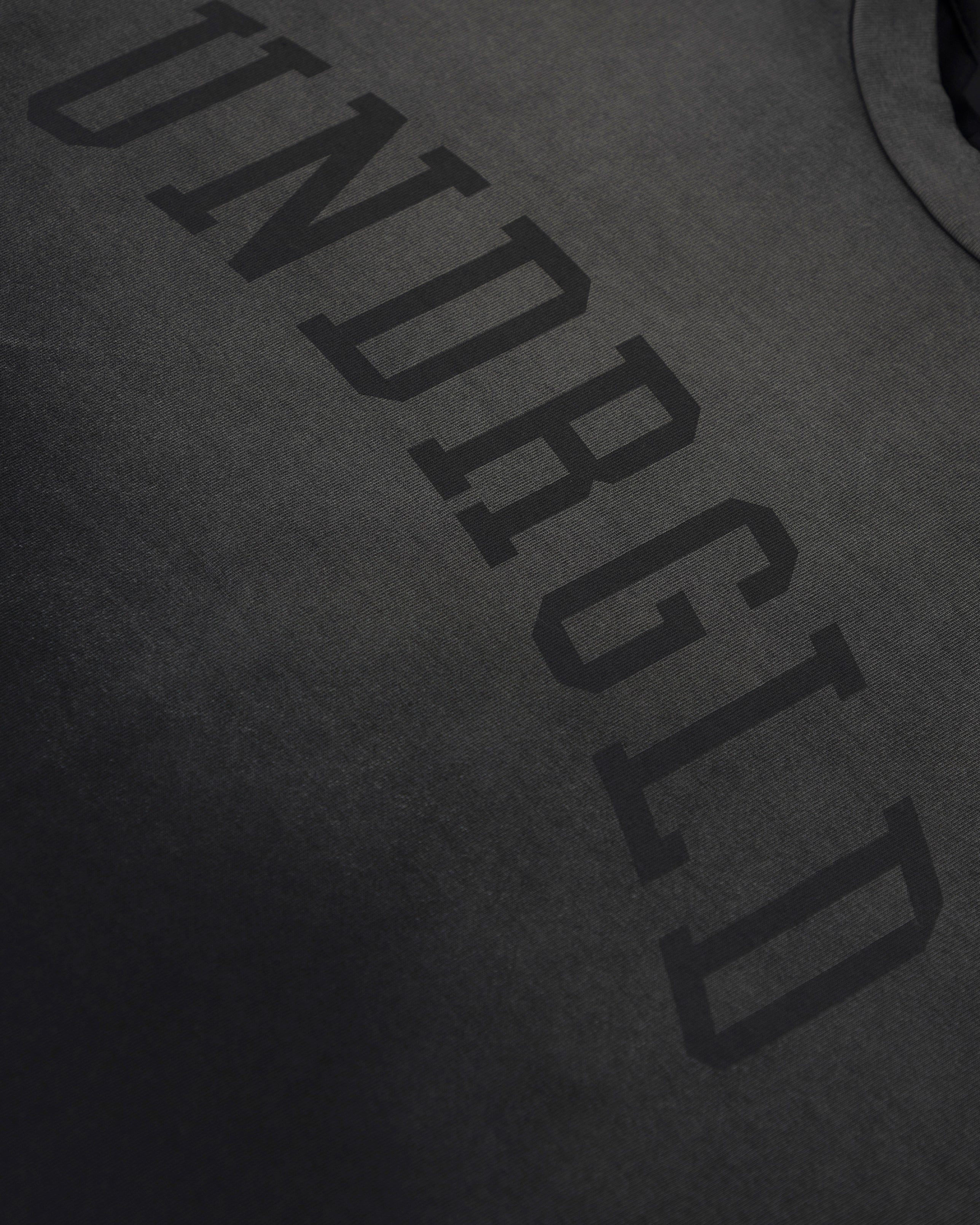 Line Varsity UNDRGLD Tshirt Faded Black