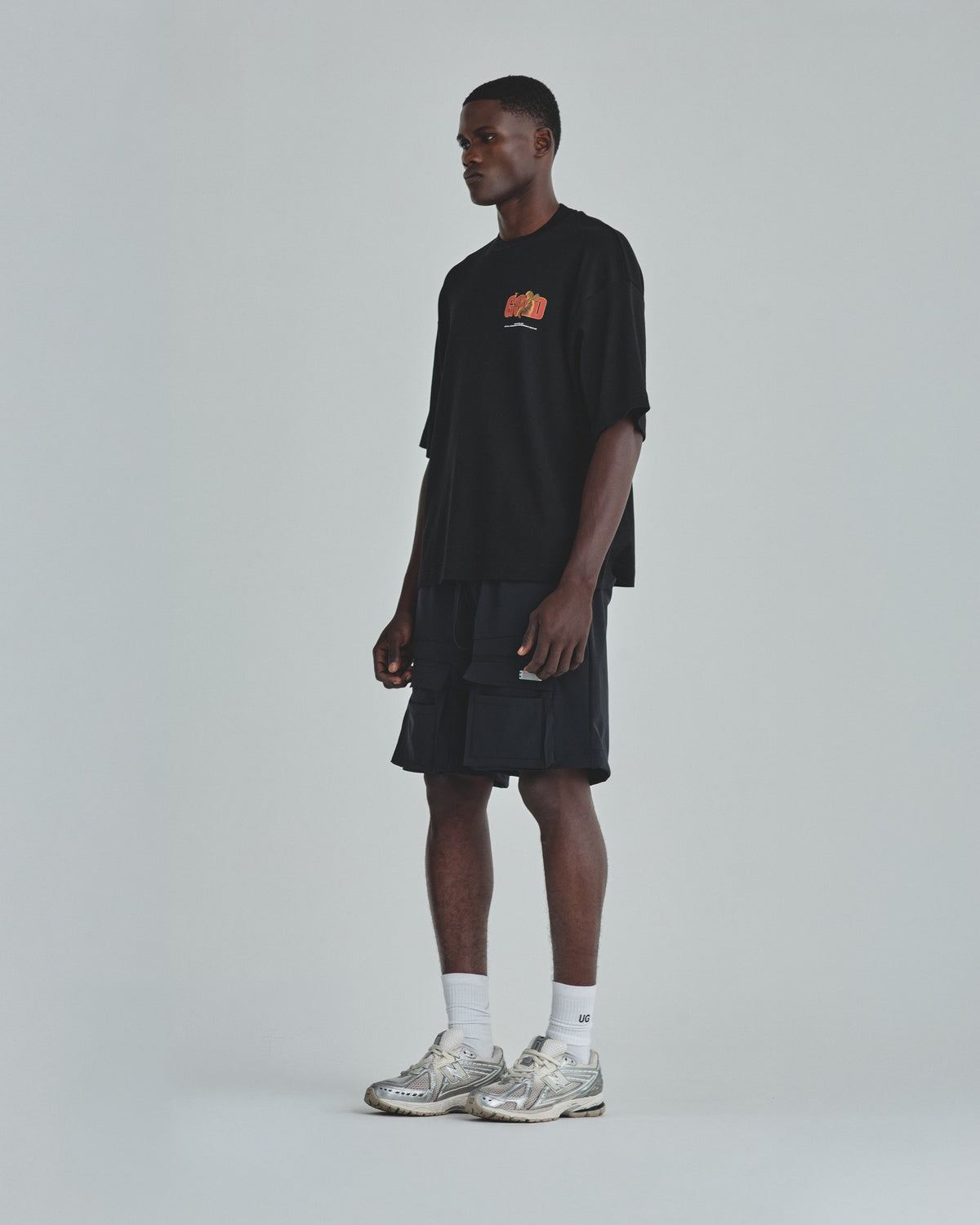 Revelation Gold Boxy Fit Tshirt Black