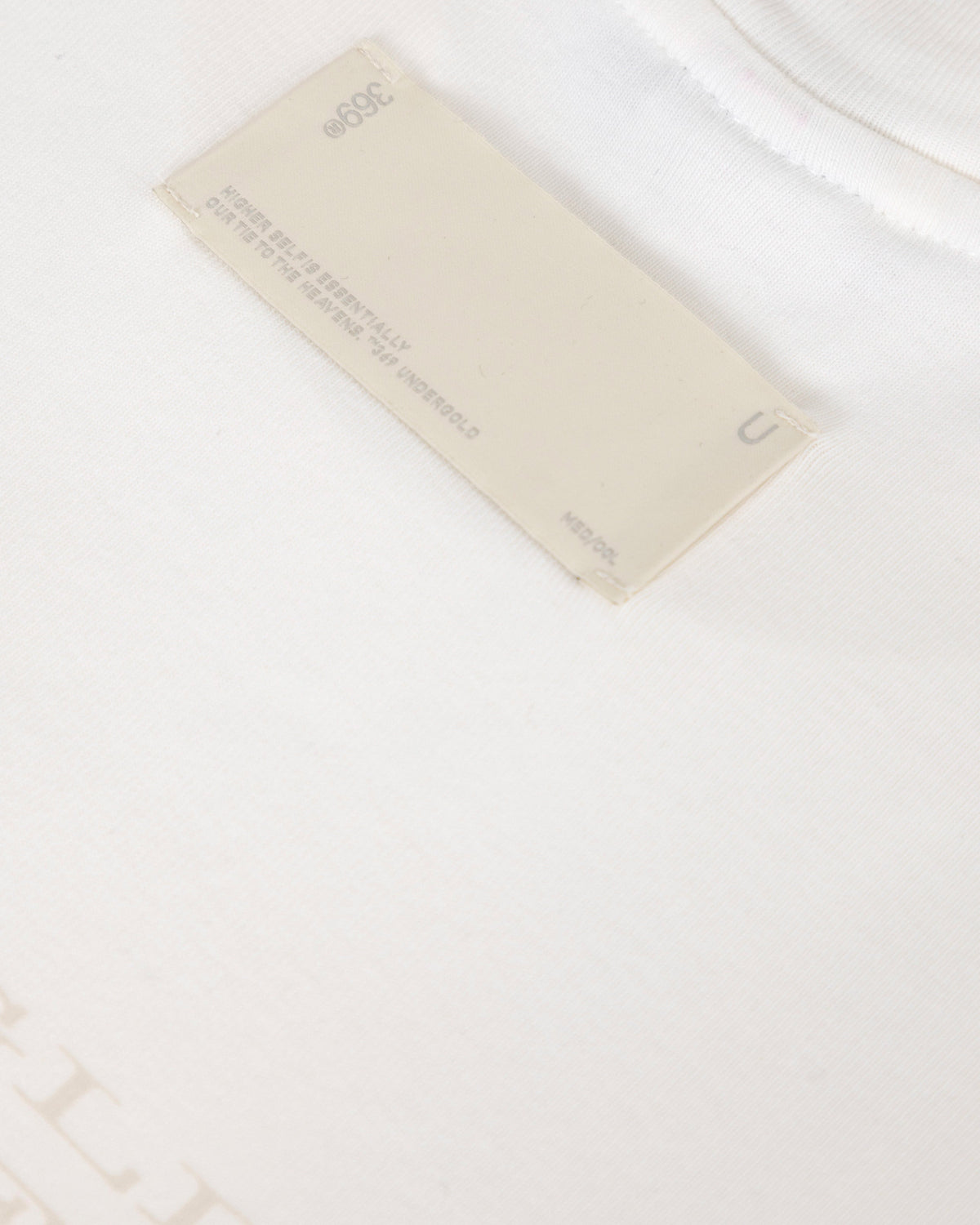 Revelation Gold Boxy Fit Tshirt White