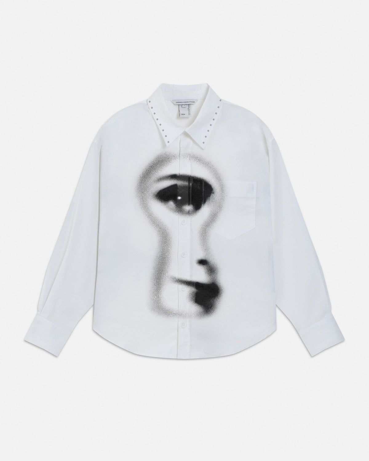 Revelation Stellar Boxy Fit Long Sleeve Shirt Bone
