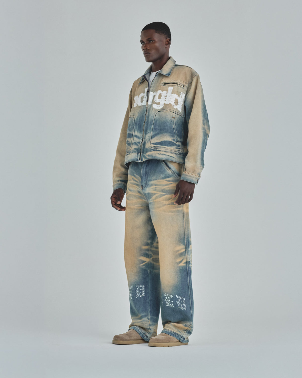 Revelation UNDRGLD Zip Up Jacket Sand Blue
