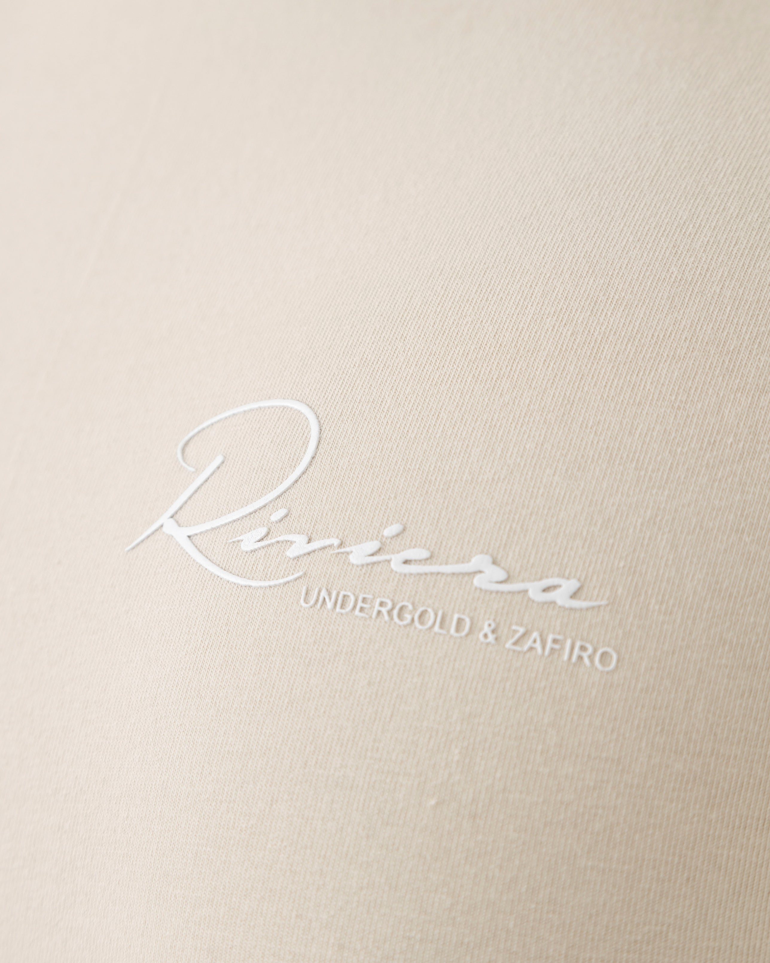Riviera Basic Long Baby Tee Cream