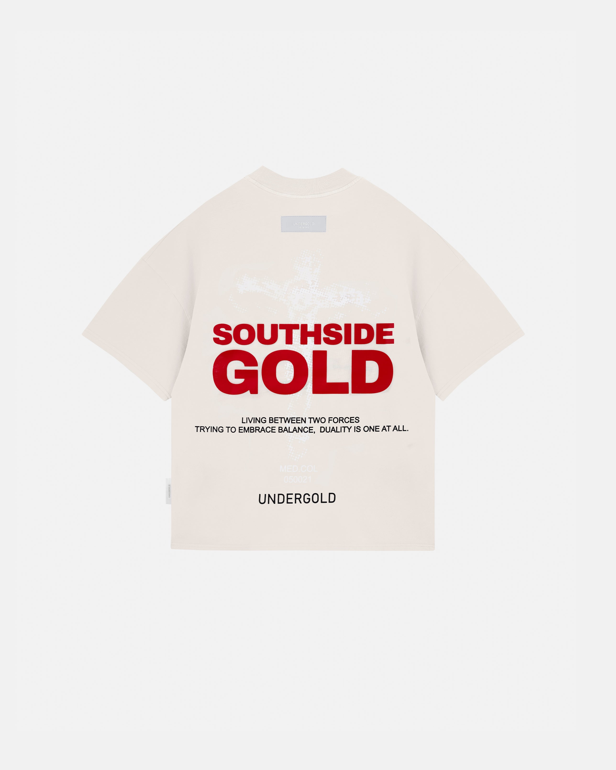 Sanctus Christ Boxy Fit T-shirt Cream