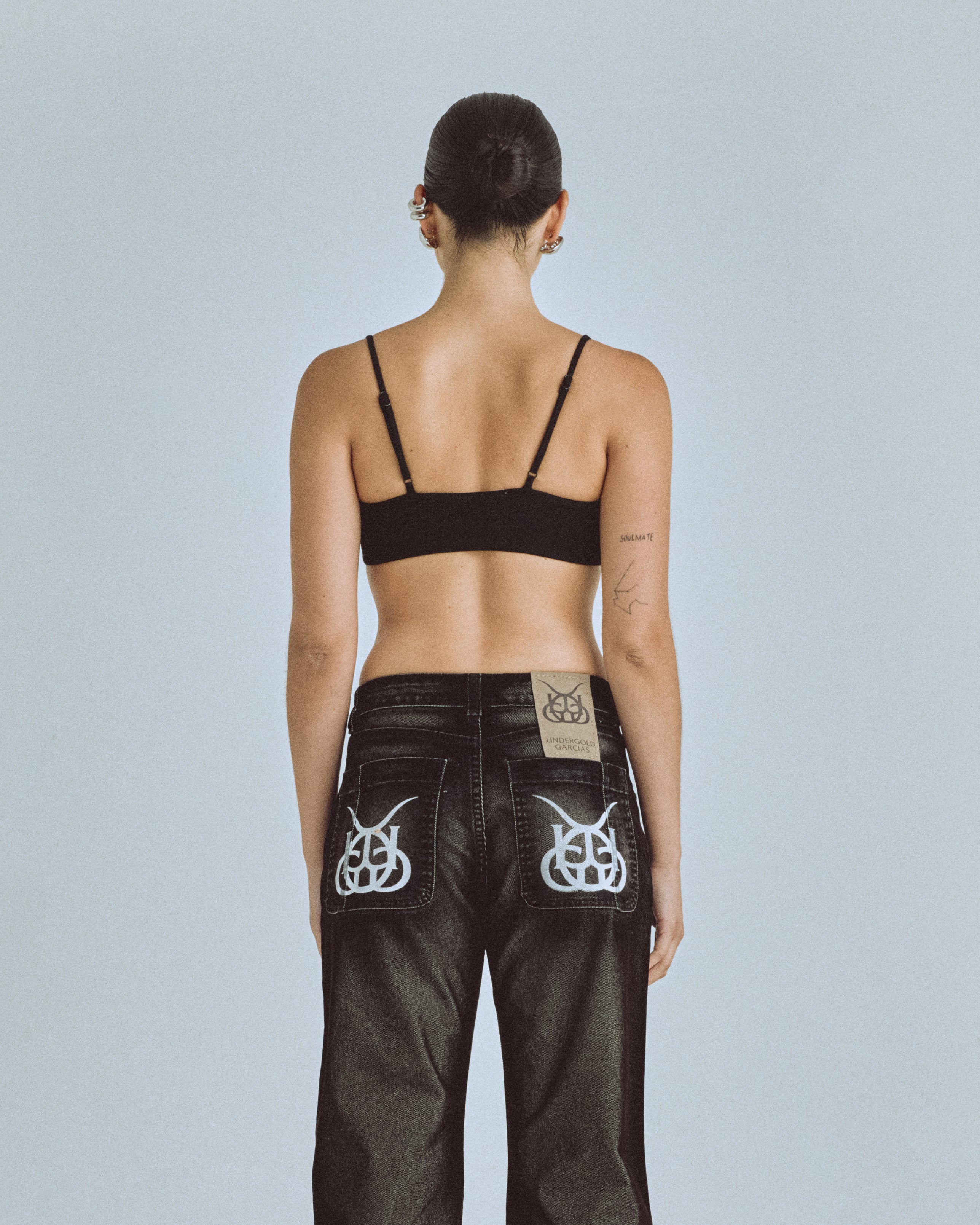 Santa Union Balconette Top Black