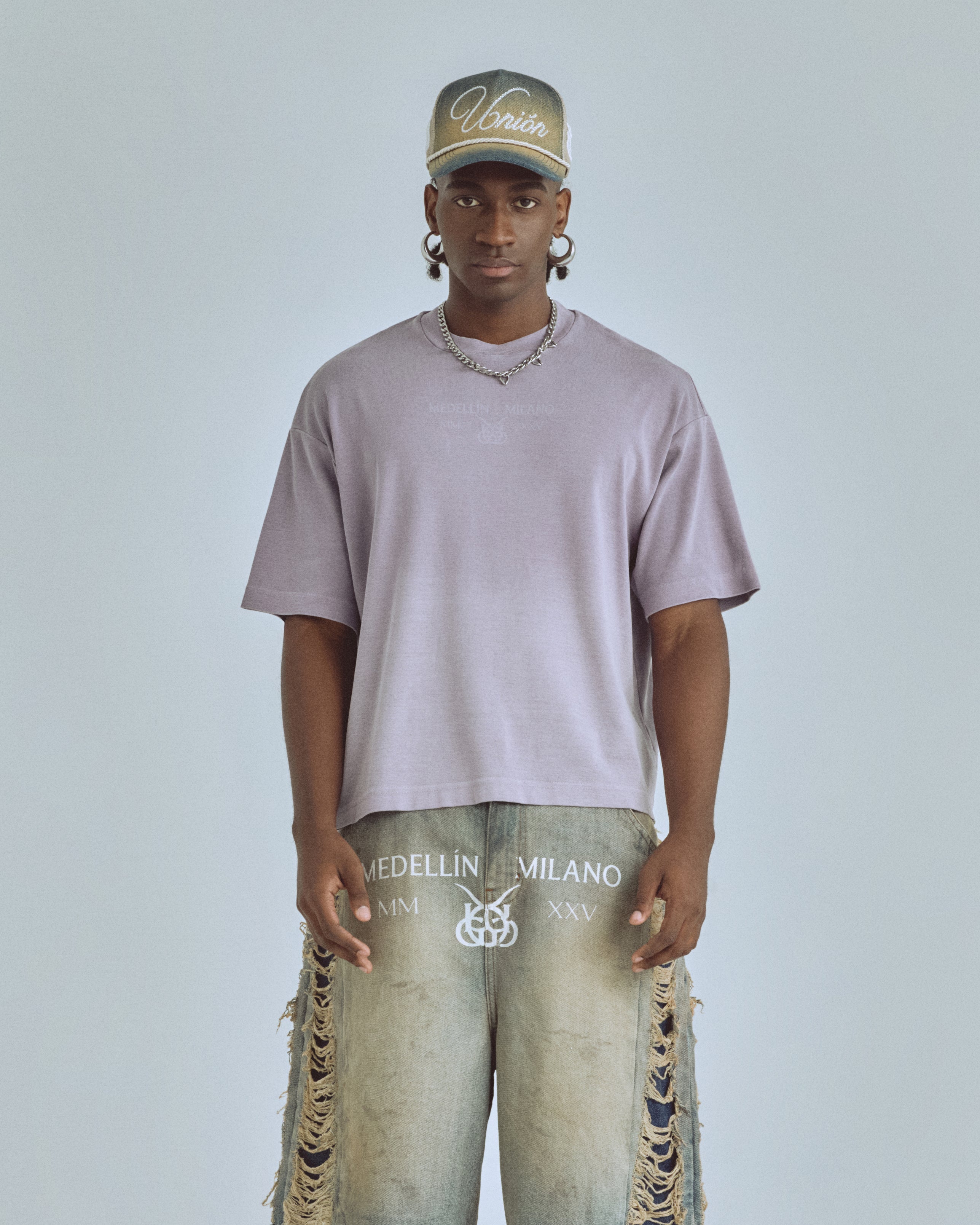 Santa Unión Basic Boxy Fit Tshirt Purple