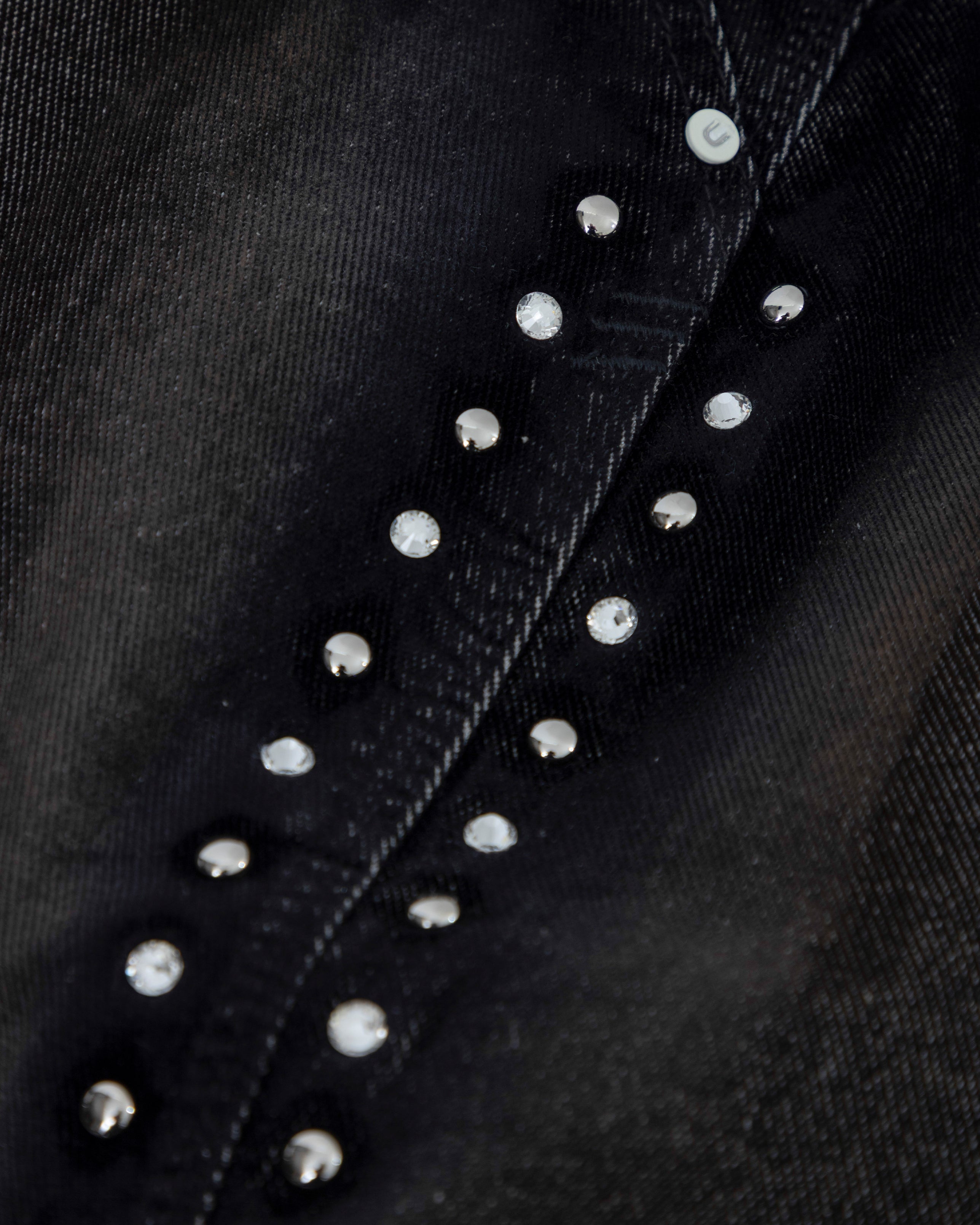 Santa Union Basic Velvet Short Black