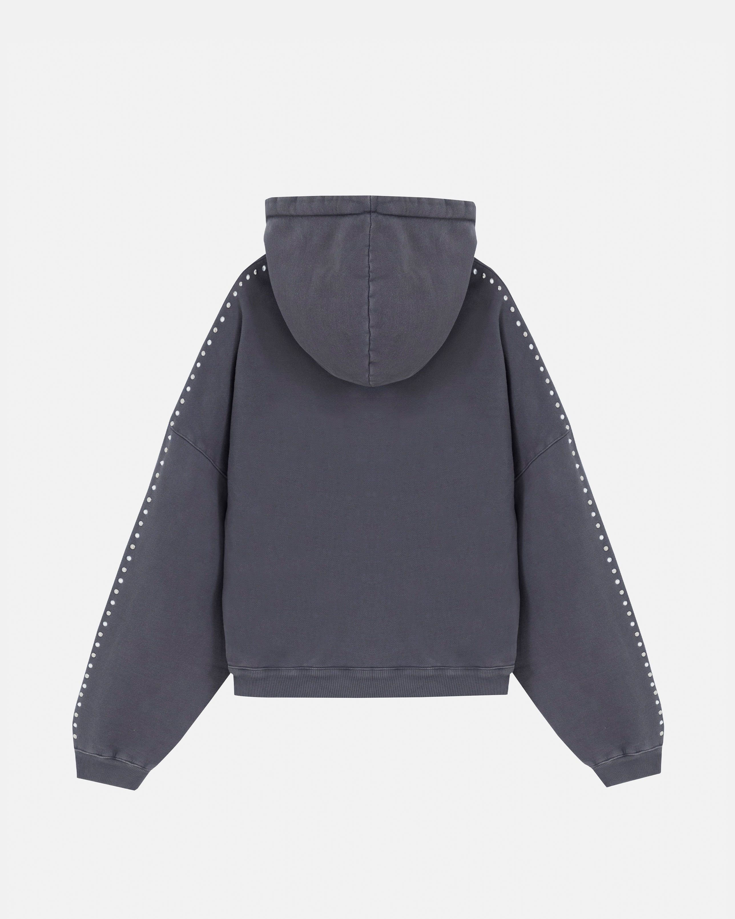 Santa Unión Basic Zip Up Hoodie Vintage Gray