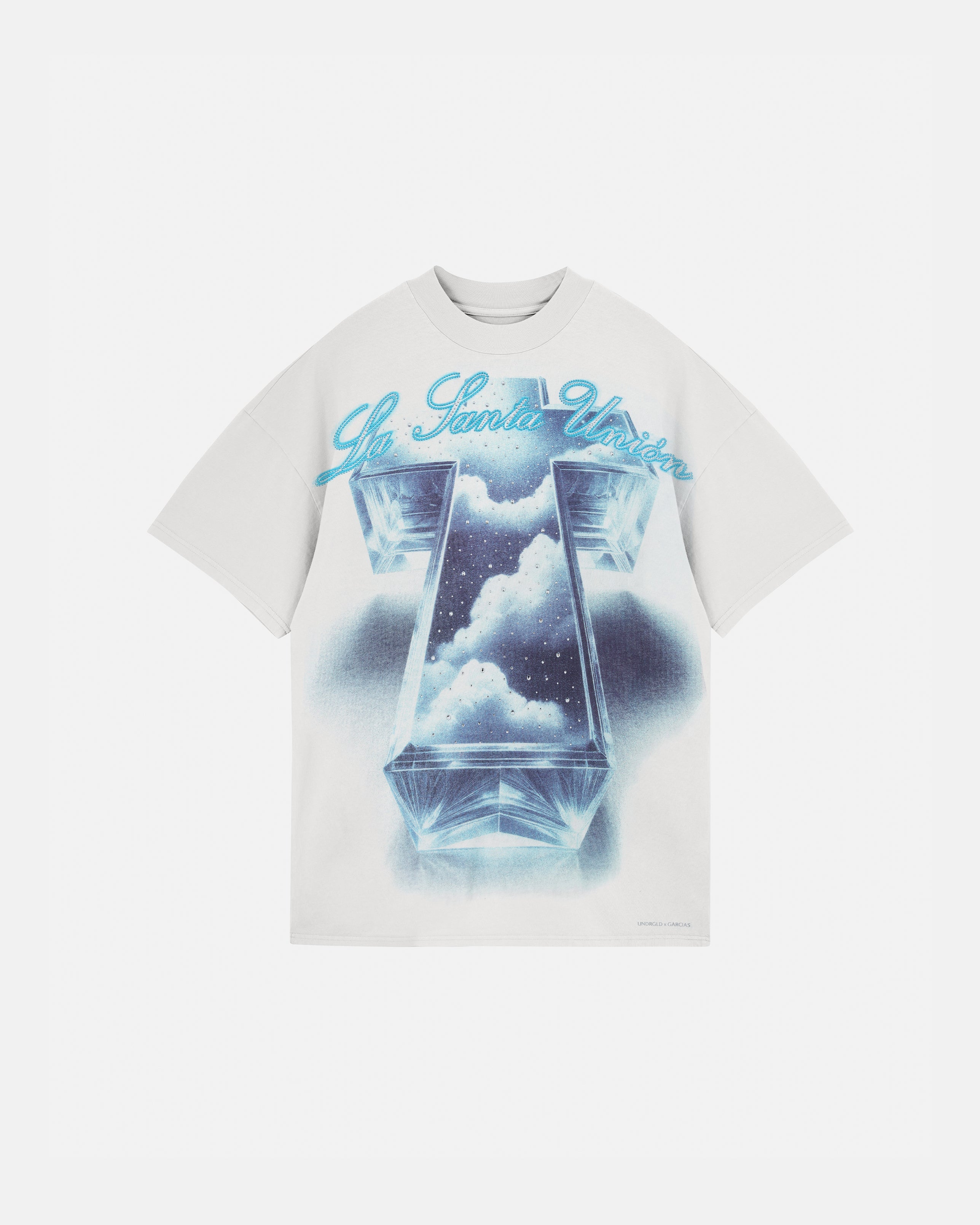 Santa Unión Cruz Tshirt White