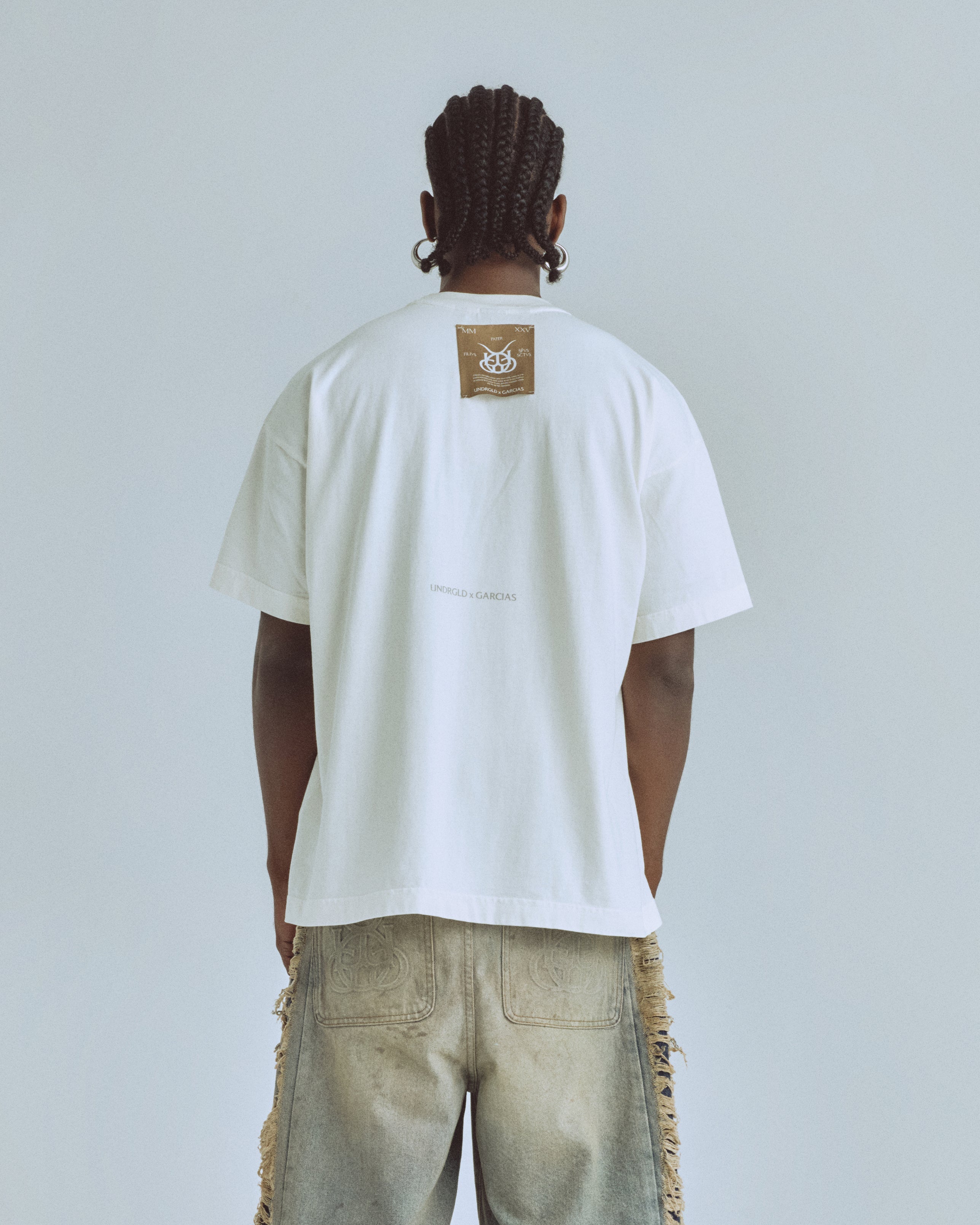 Santa Unión Cruz Tshirt White