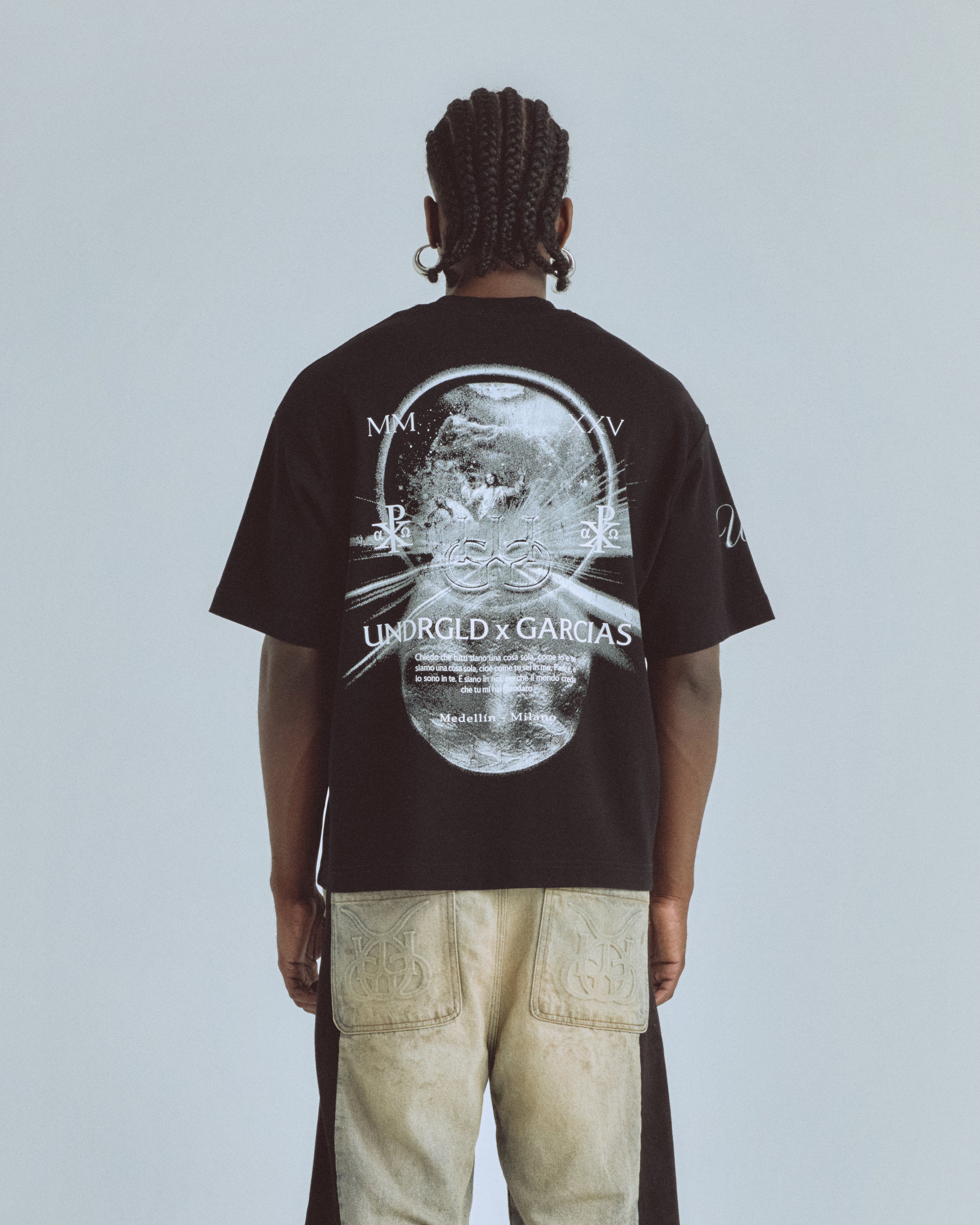 Santa Unión Nuevo Cielo Boxy Fit Tshirt Black