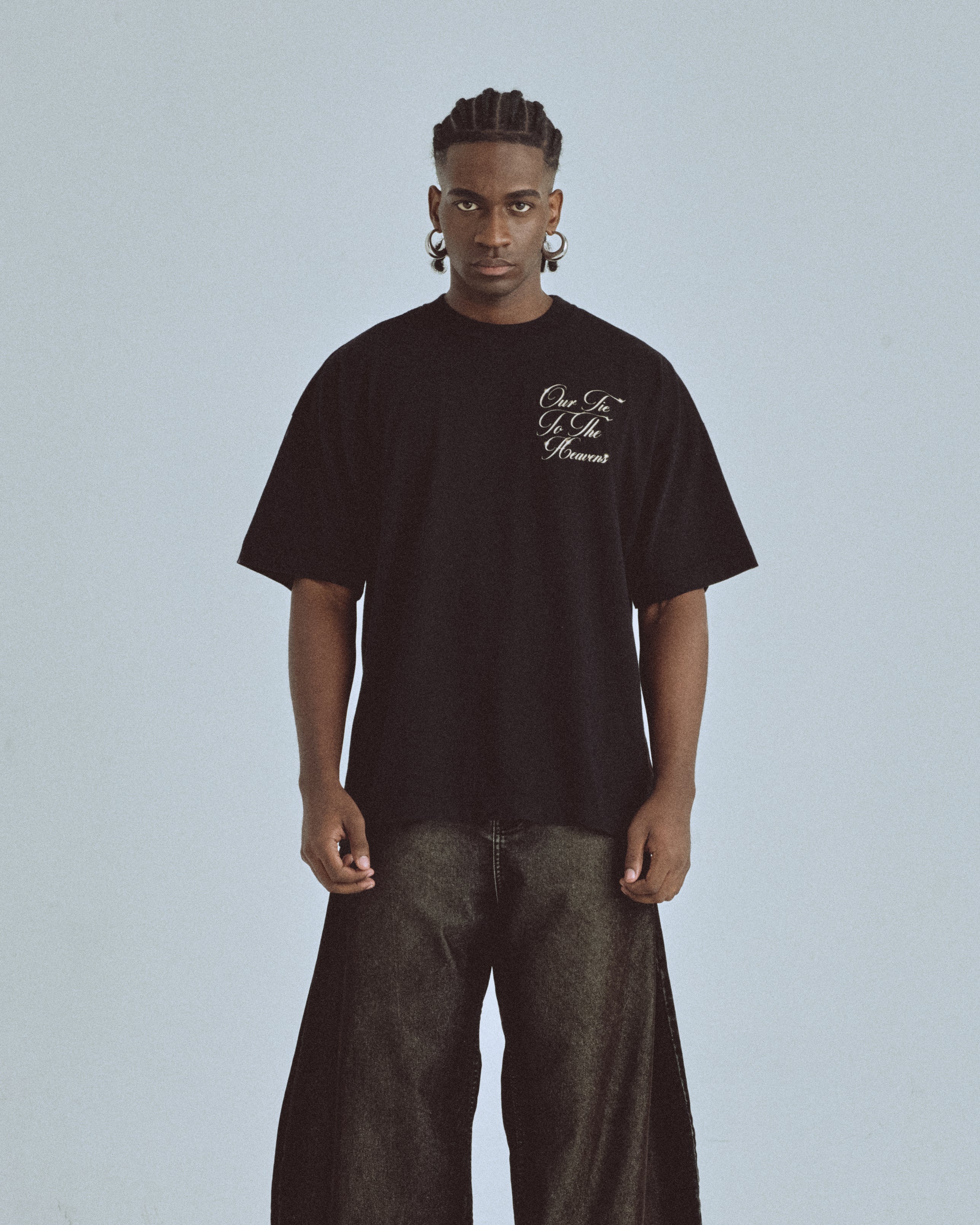 Santa Unión Our Tie To The Heavens Tshirt Black