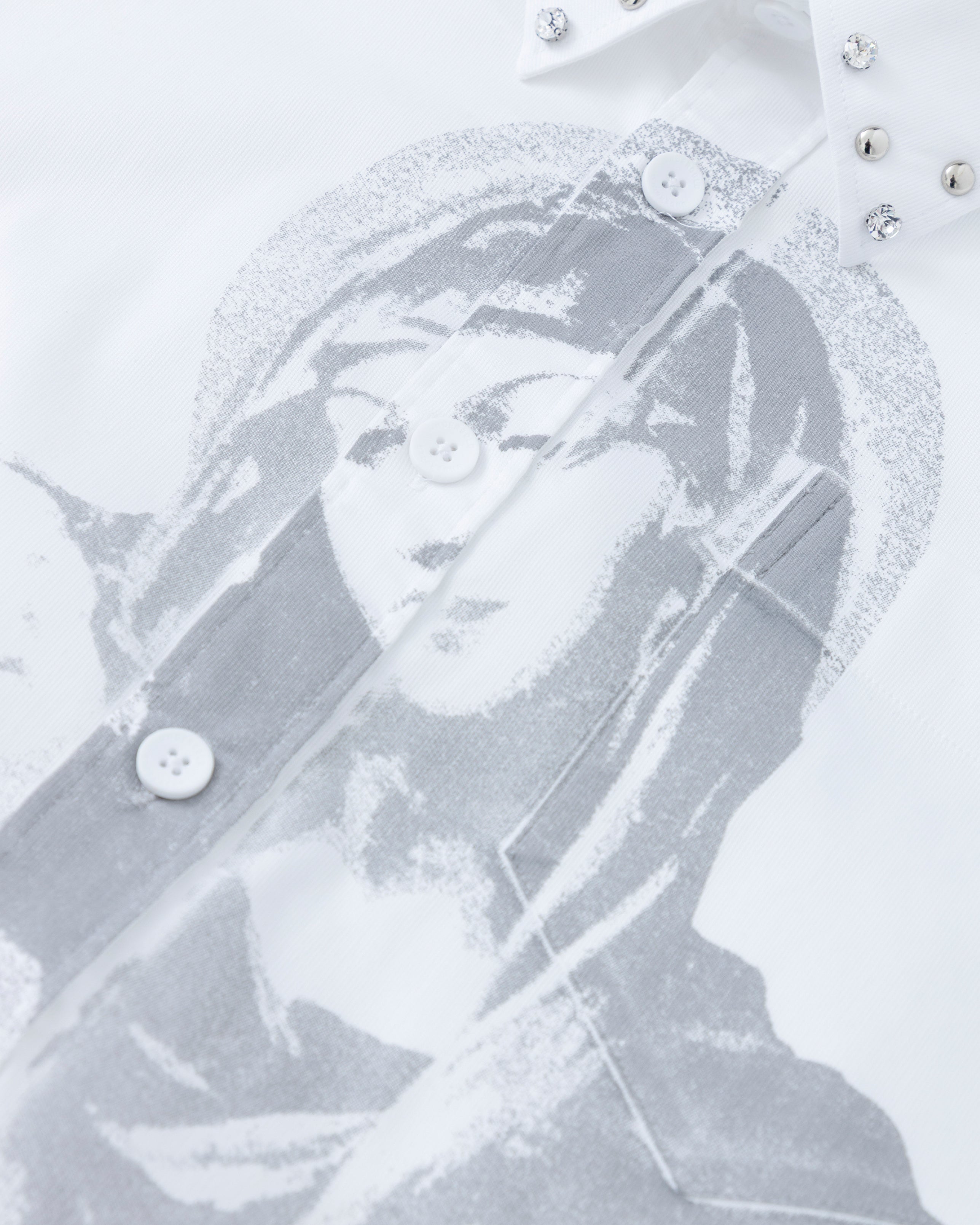 Santa Unión Santa María Short Sleeve Boxy Fit Shirt Bone