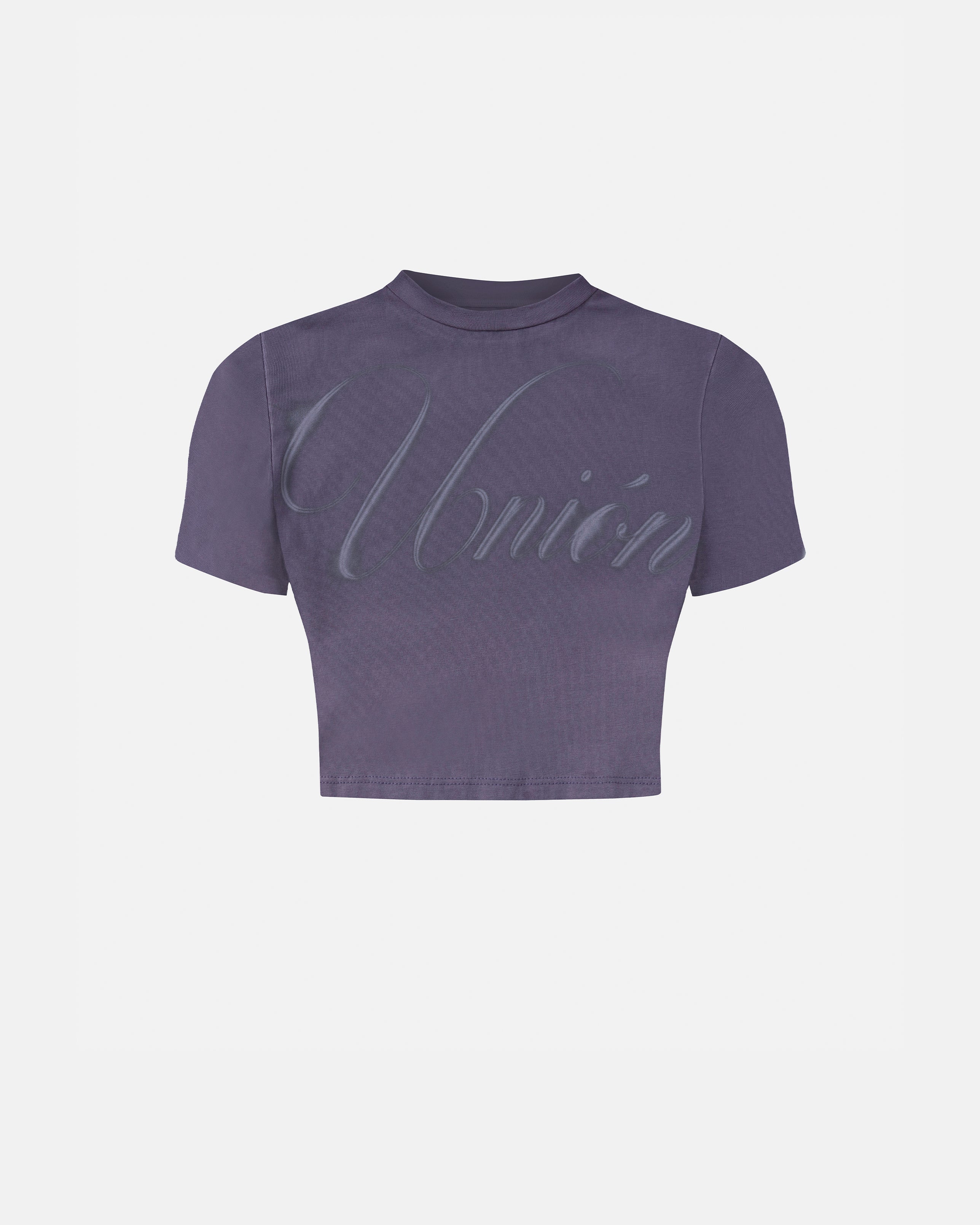 Santa Unión "Unión" Baby Tee Purple