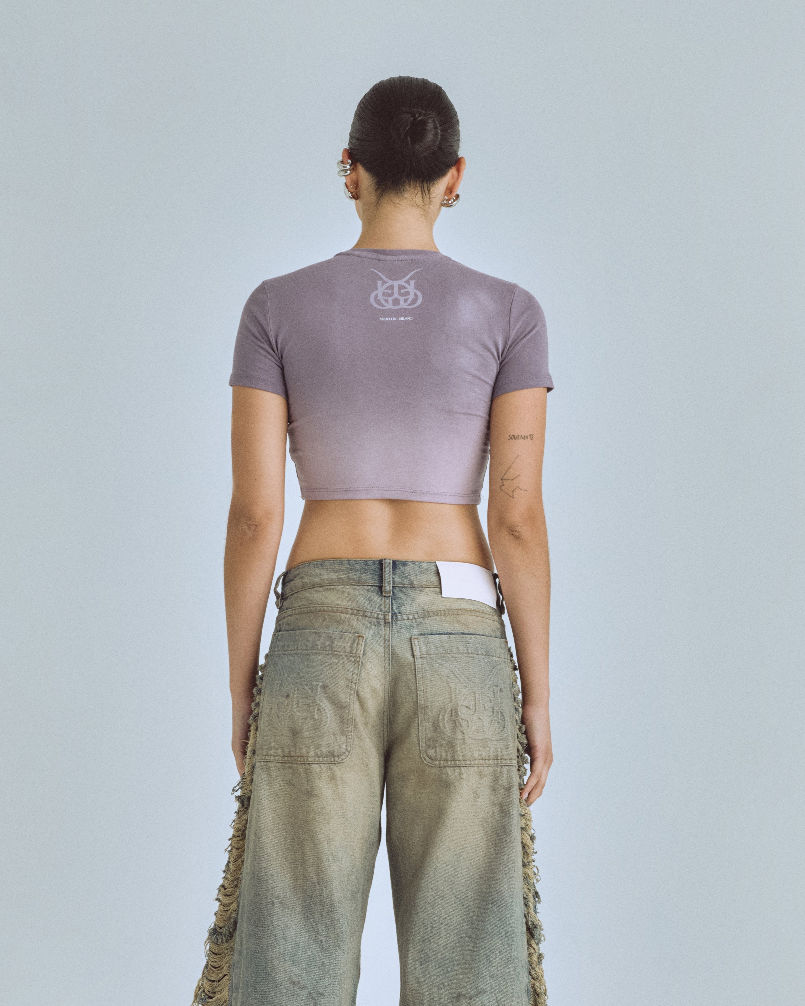 Santa Unión "Unión" Baby Tee Purple