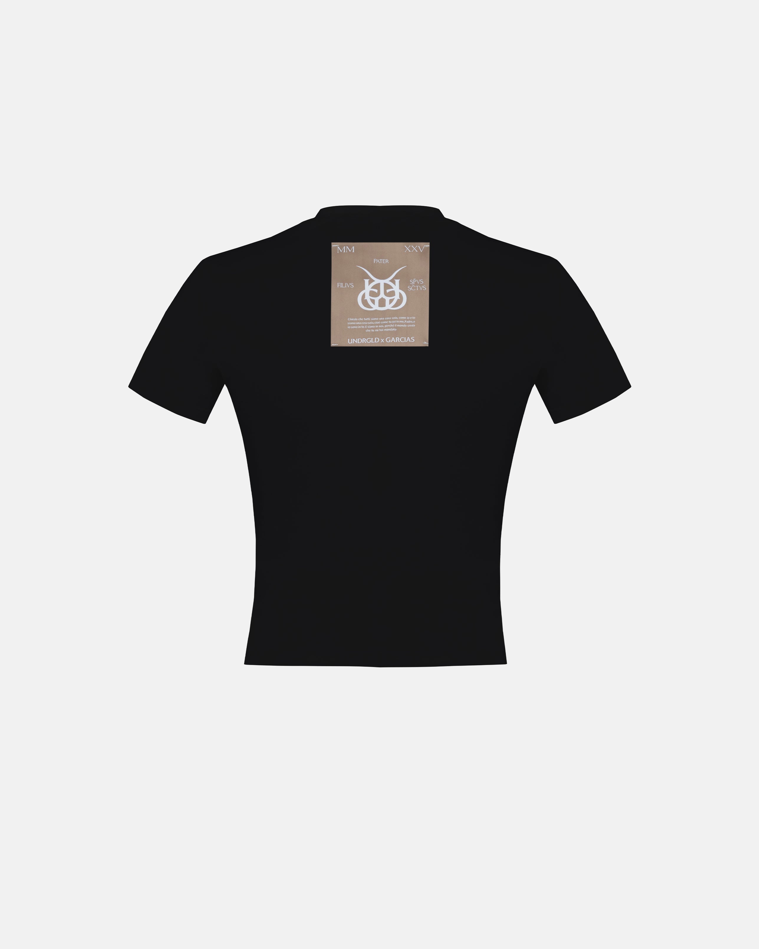 Santa Union "Unión" Long Baby Tee Black